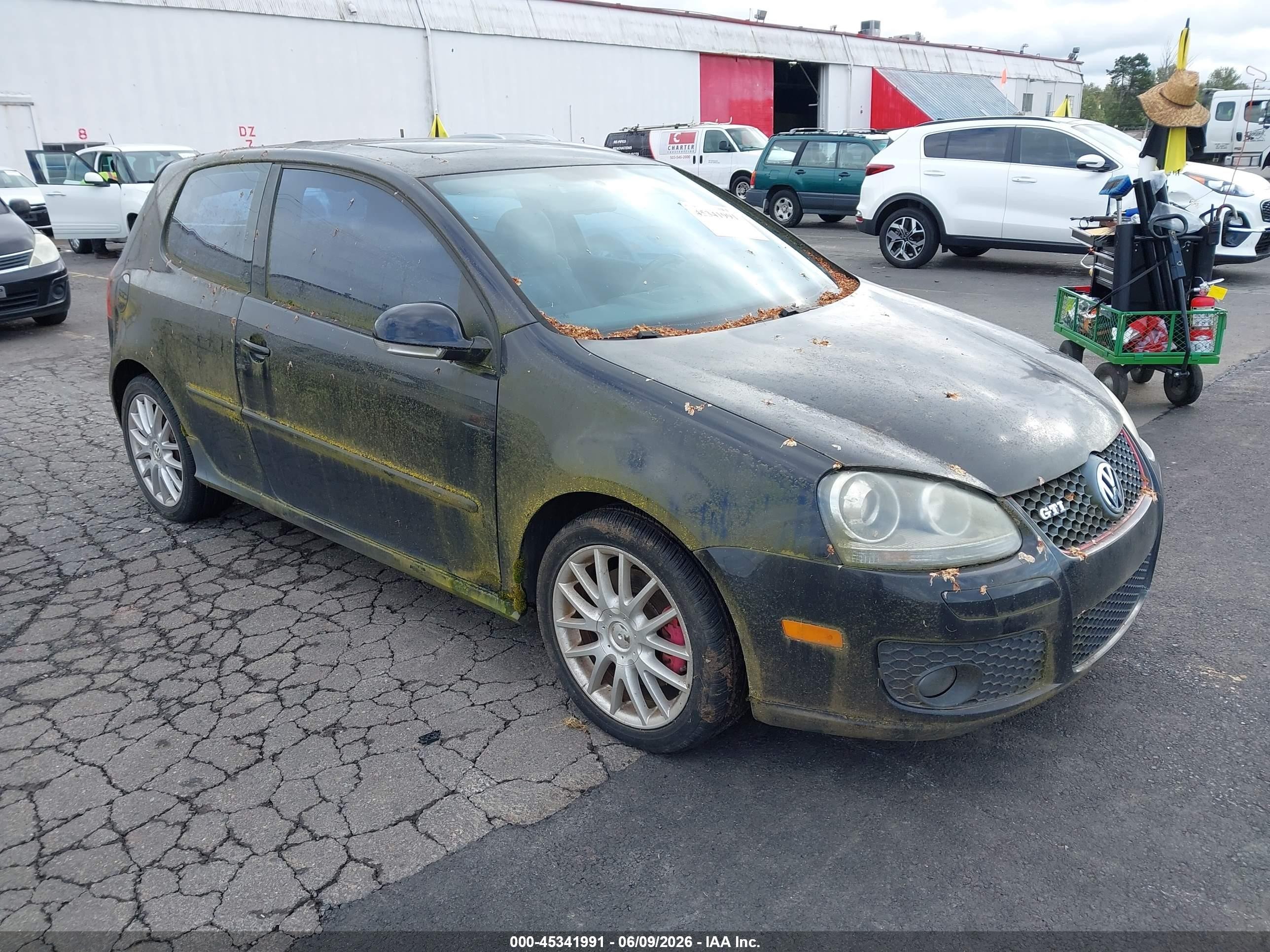 2006 Volkswagen Gti 2-door Black vin: WVWEV71K36W102494