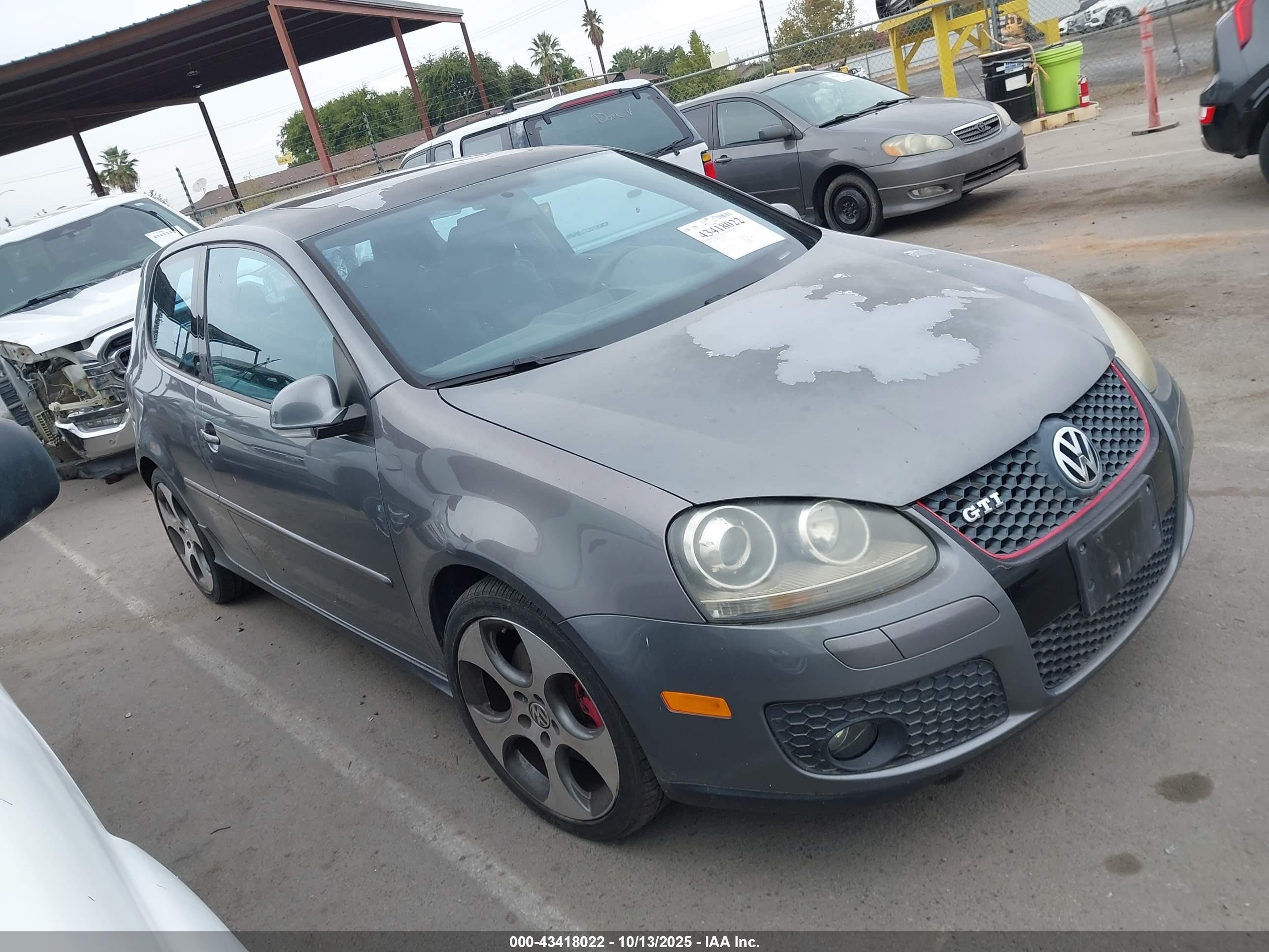 2006 Volkswagen Gti 2-door Серый vin: WVWEV71K36W105587