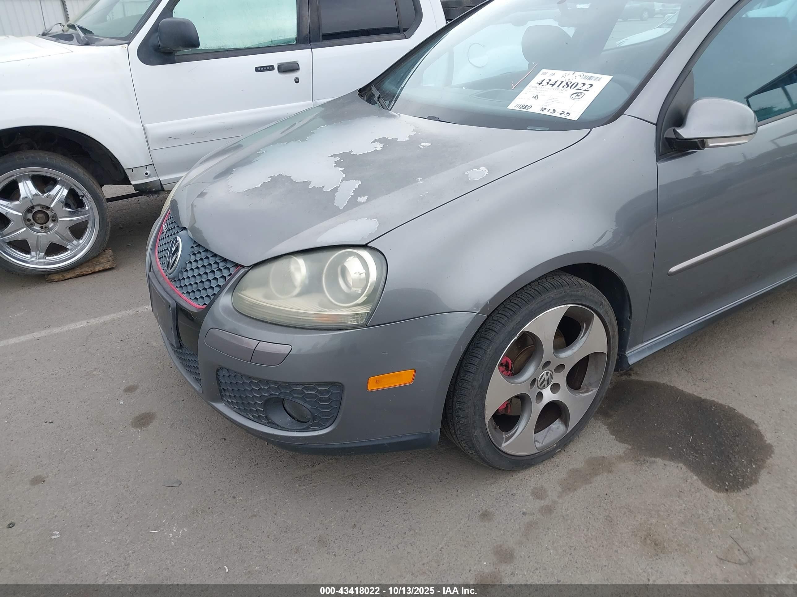 2006 Volkswagen Gti 2-door Серый vin: WVWEV71K36W105587