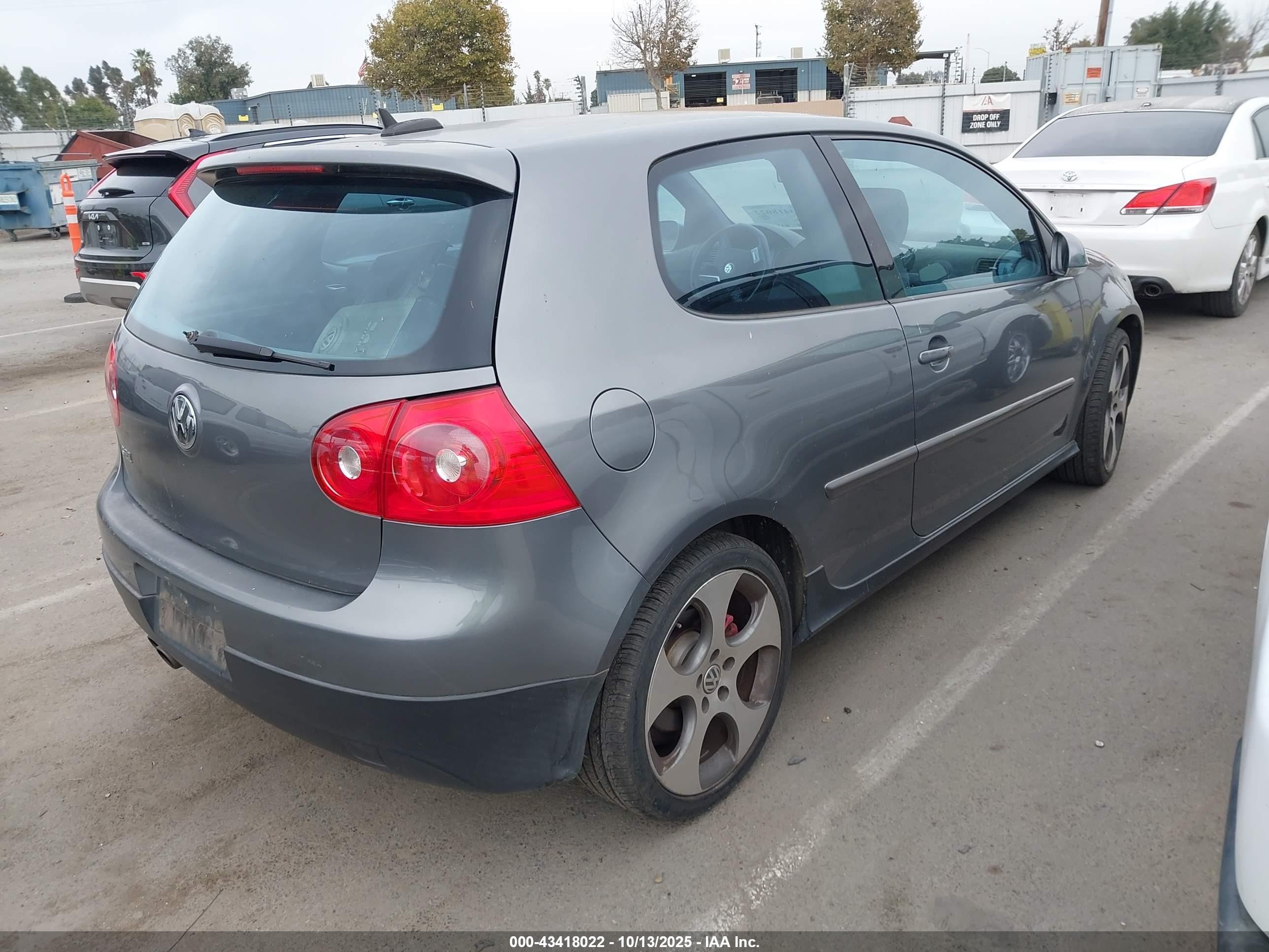 2006 Volkswagen Gti 2-door Серый vin: WVWEV71K36W105587