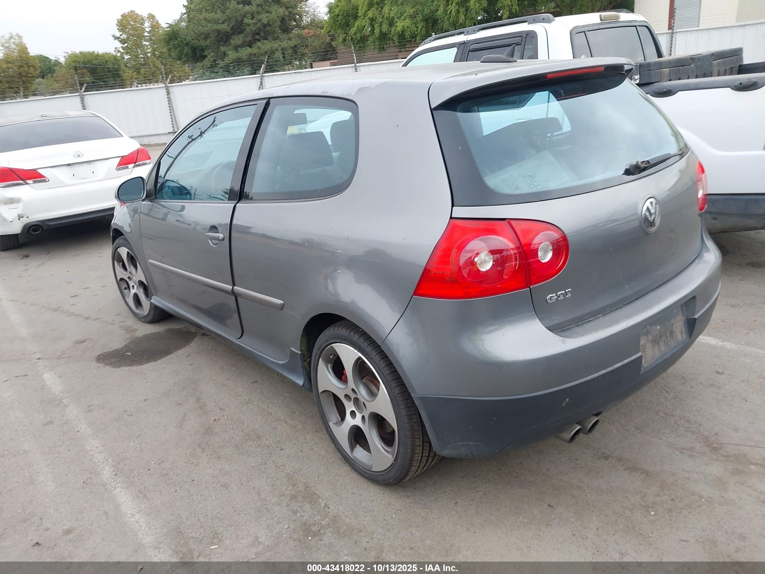 2006 Volkswagen Gti 2-door Серый vin: WVWEV71K36W105587