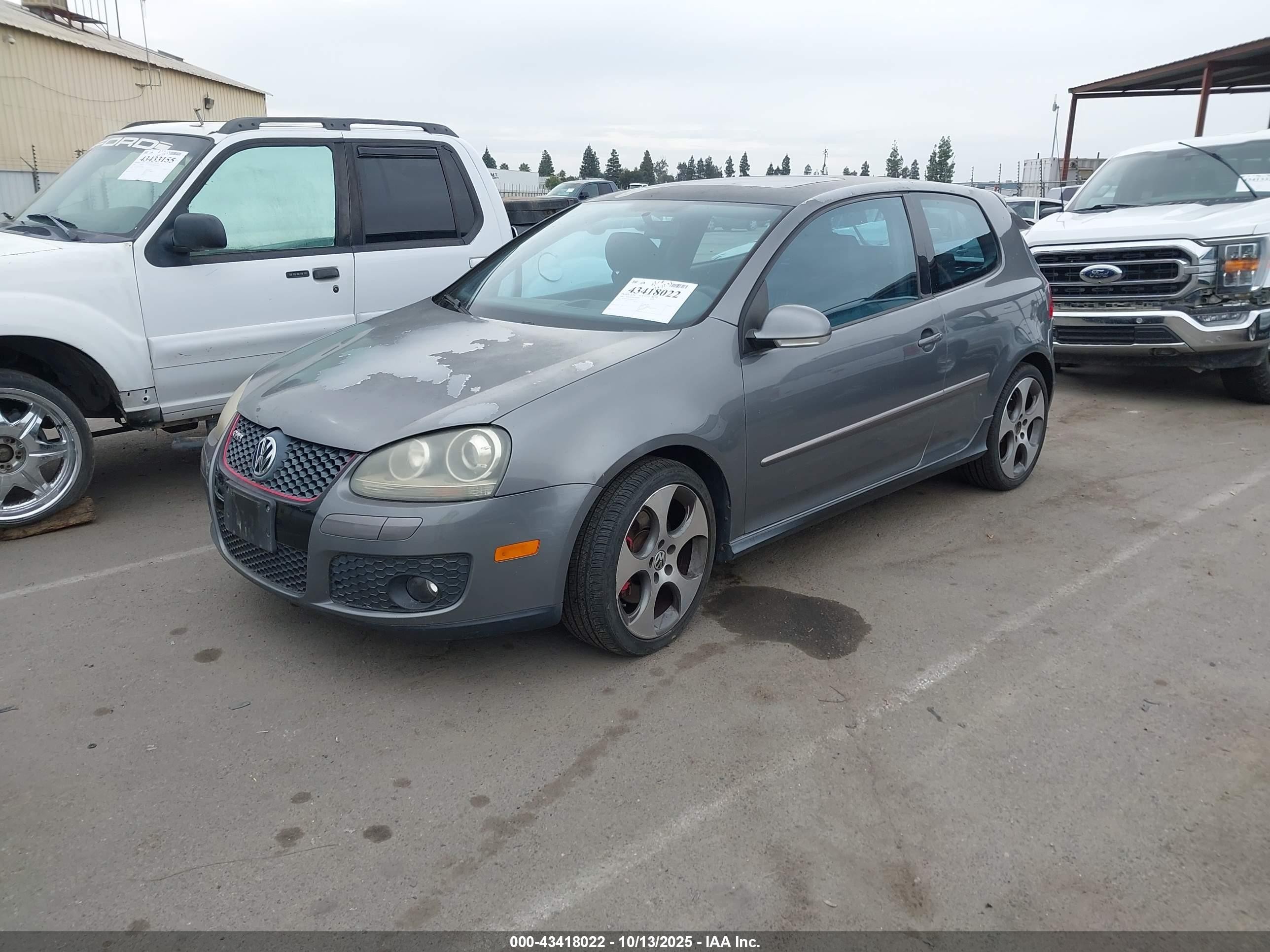 2006 Volkswagen Gti 2-door Серый vin: WVWEV71K36W105587