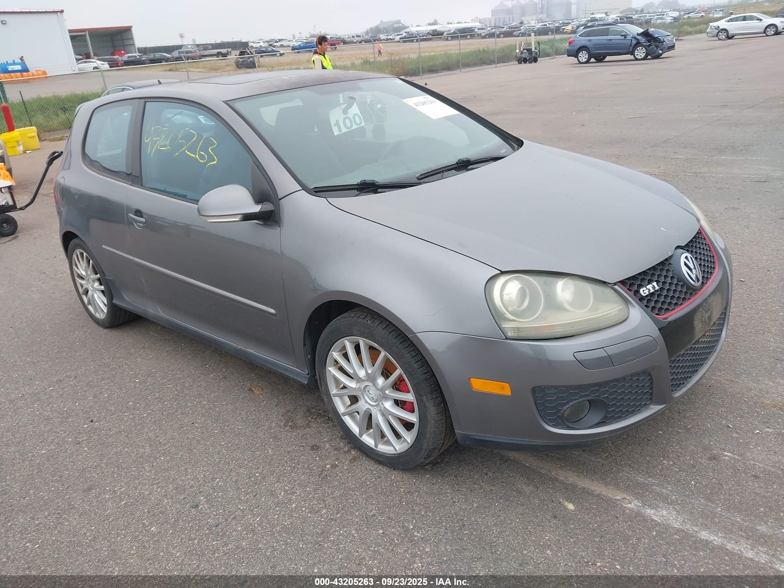 2006 Volkswagen Gti 2-door Gray vin: WVWEV71K36W136743