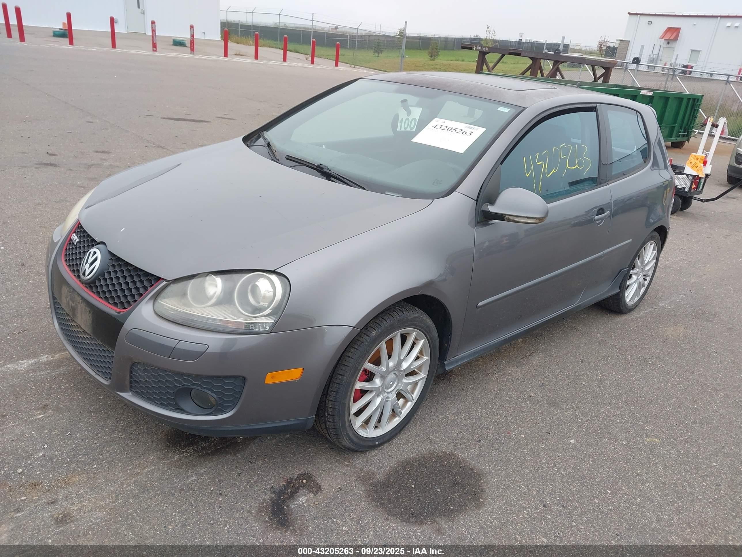 2006 Volkswagen Gti 2-door Gray vin: WVWEV71K36W136743