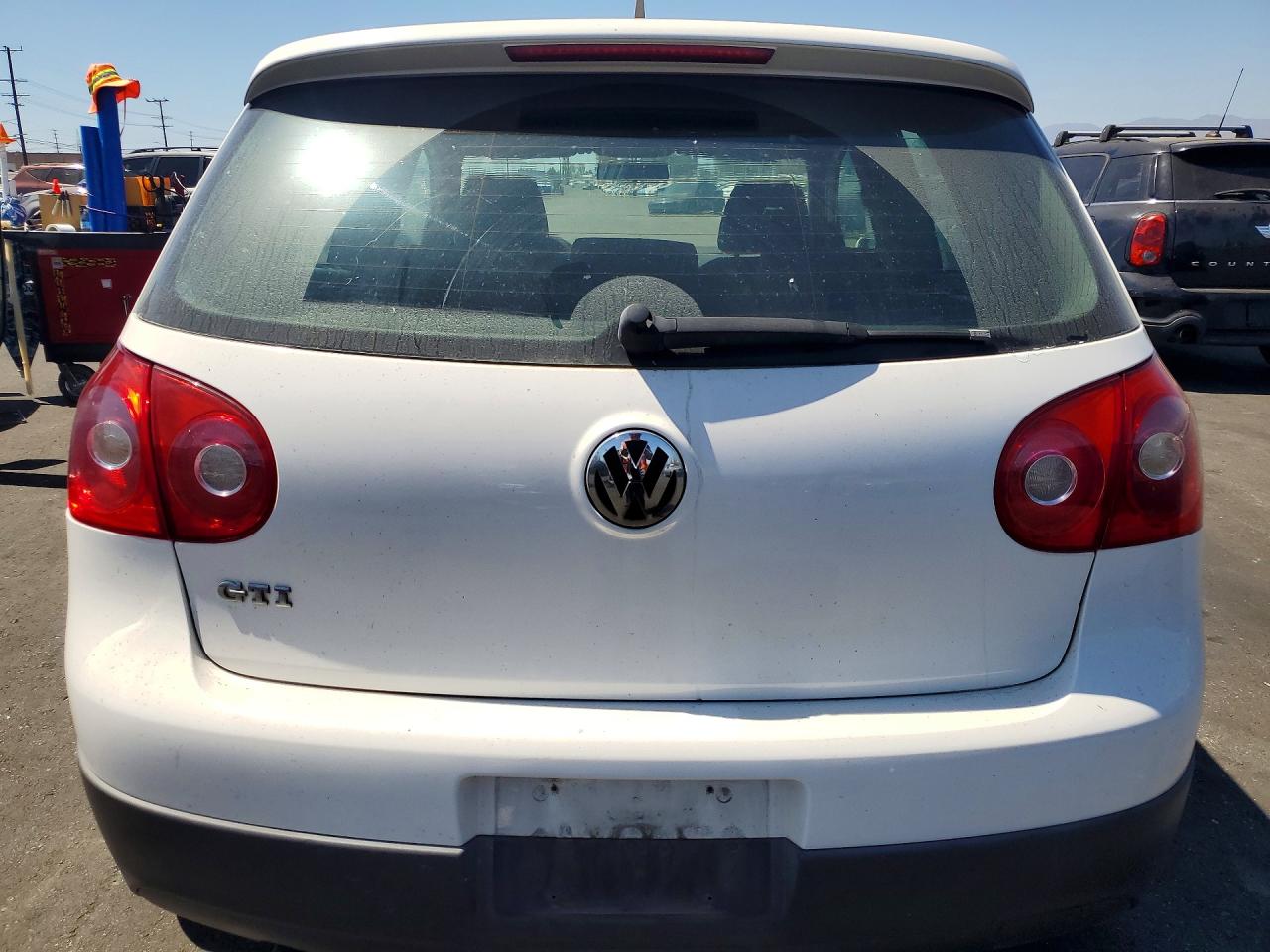 2008 Volkswagen Gti White vin: WVWEV71K38W025287