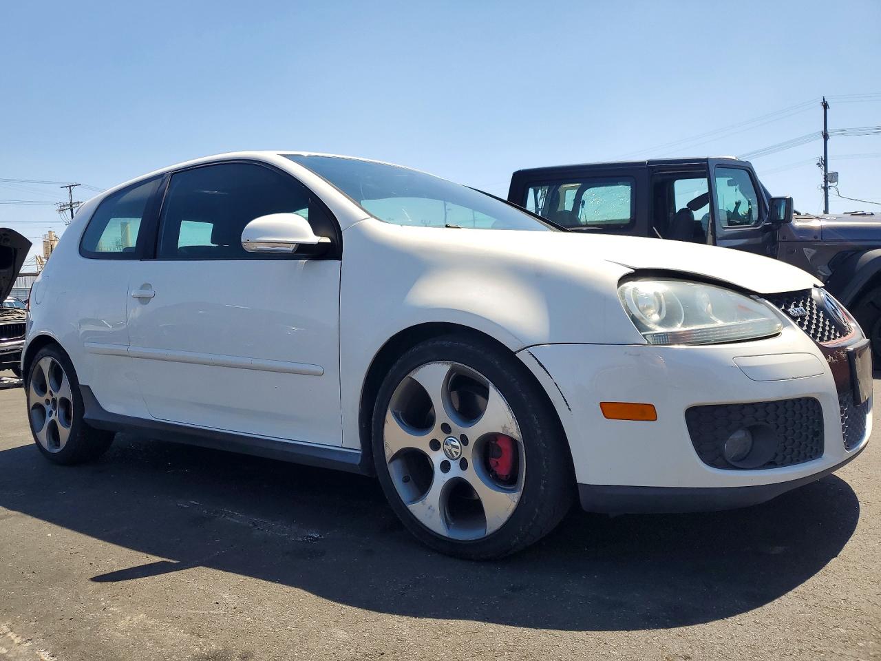 2008 Volkswagen Gti White vin: WVWEV71K38W025287