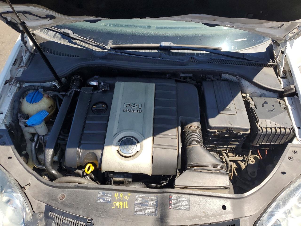 2008 Volkswagen Gti White vin: WVWEV71K38W025287