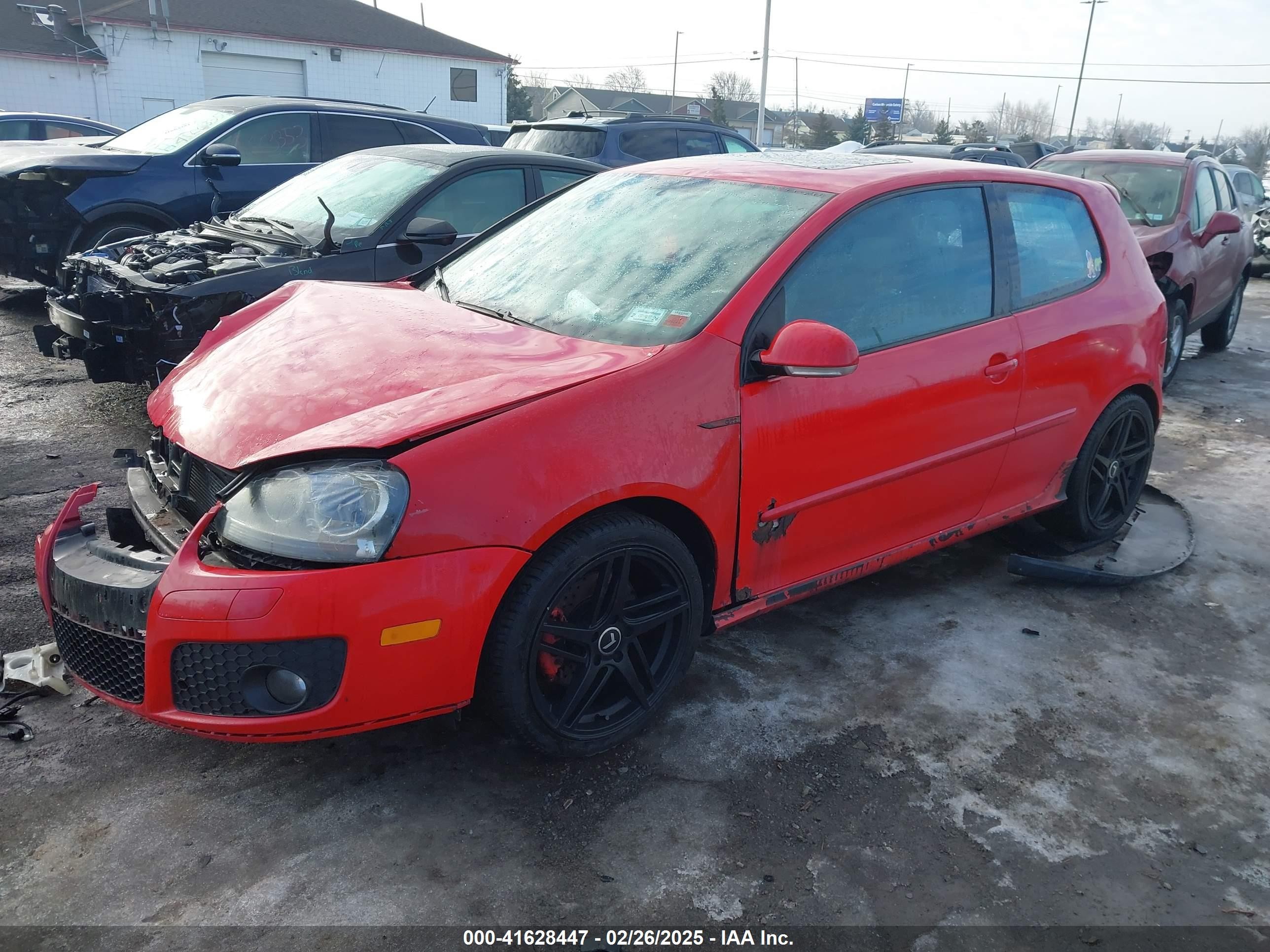 2006 Volkswagen Gti 2-door Красный vin: WVWEV71K46W142468