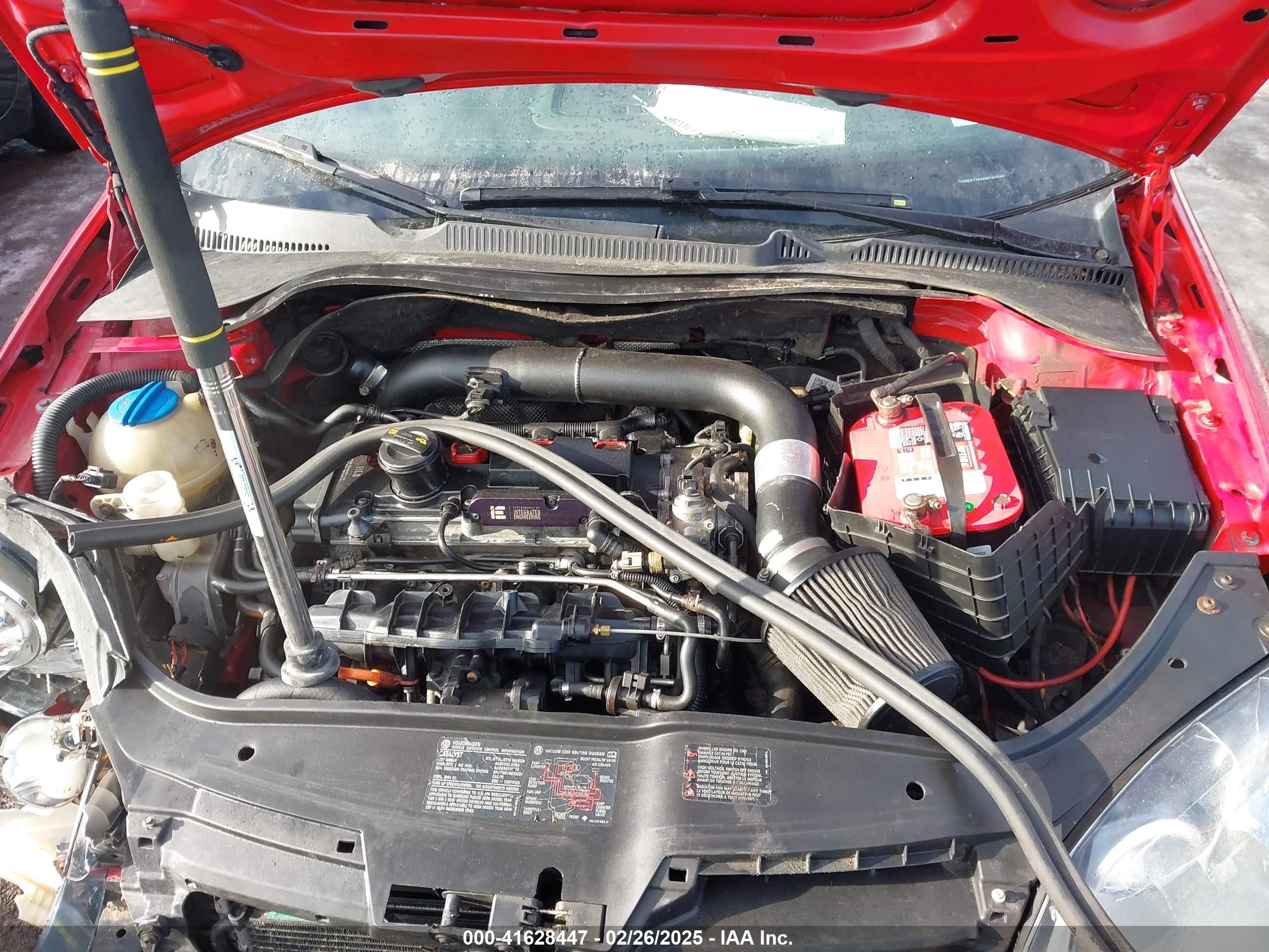 2006 Volkswagen Gti 2-door Красный vin: WVWEV71K46W142468