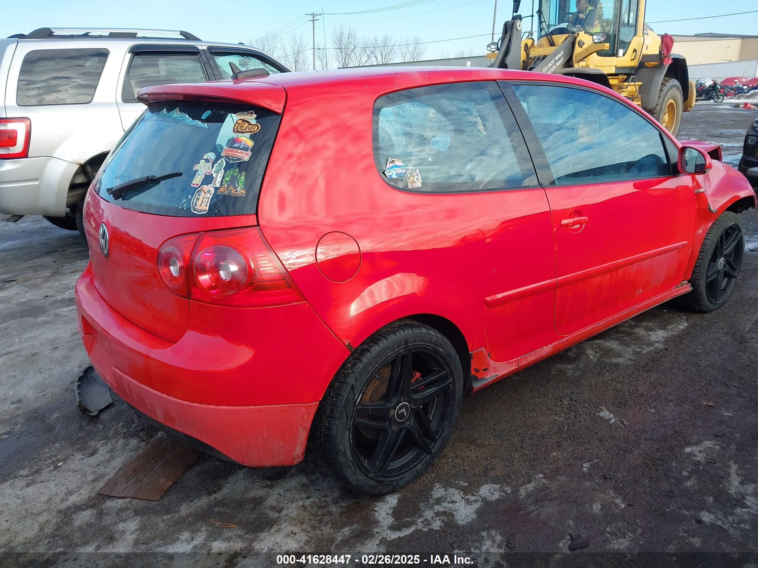 2006 Volkswagen Gti 2-door Красный vin: WVWEV71K46W142468