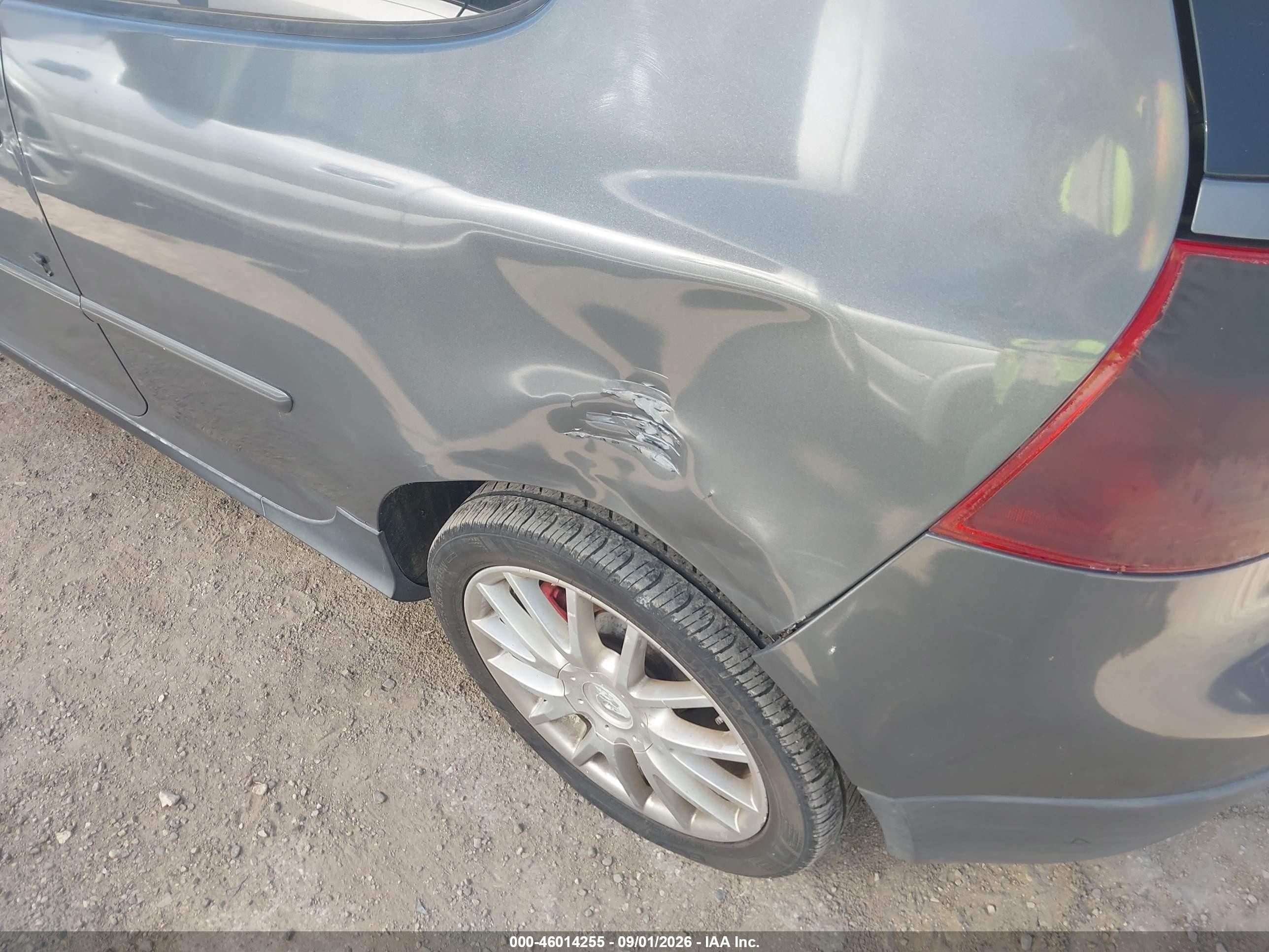 2007 Volkswagen Gti 2-door Gray vin: WVWEV71K47W029329