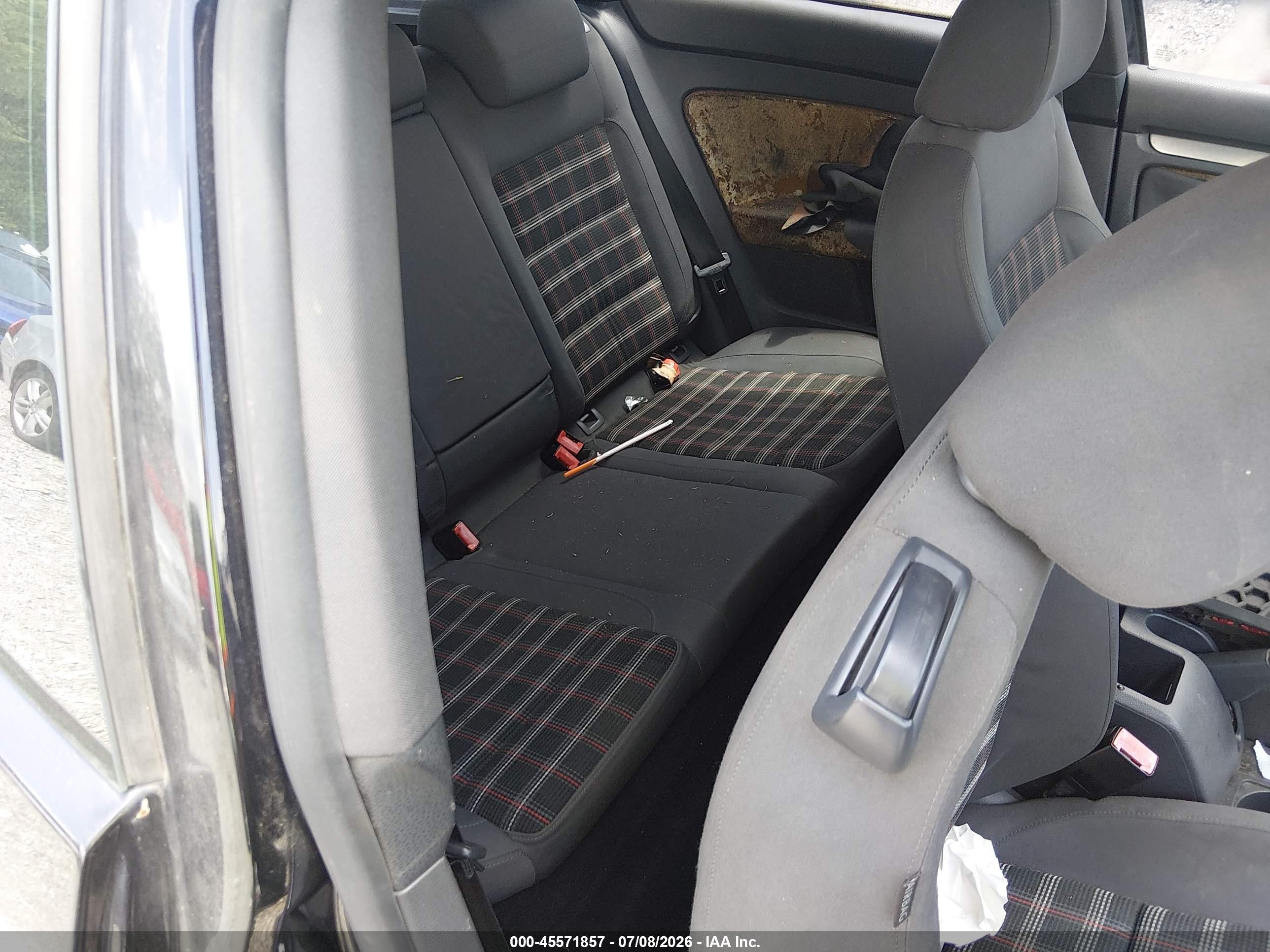 2008 Volkswagen Gti 2-door Black vin: WVWEV71K48W117489