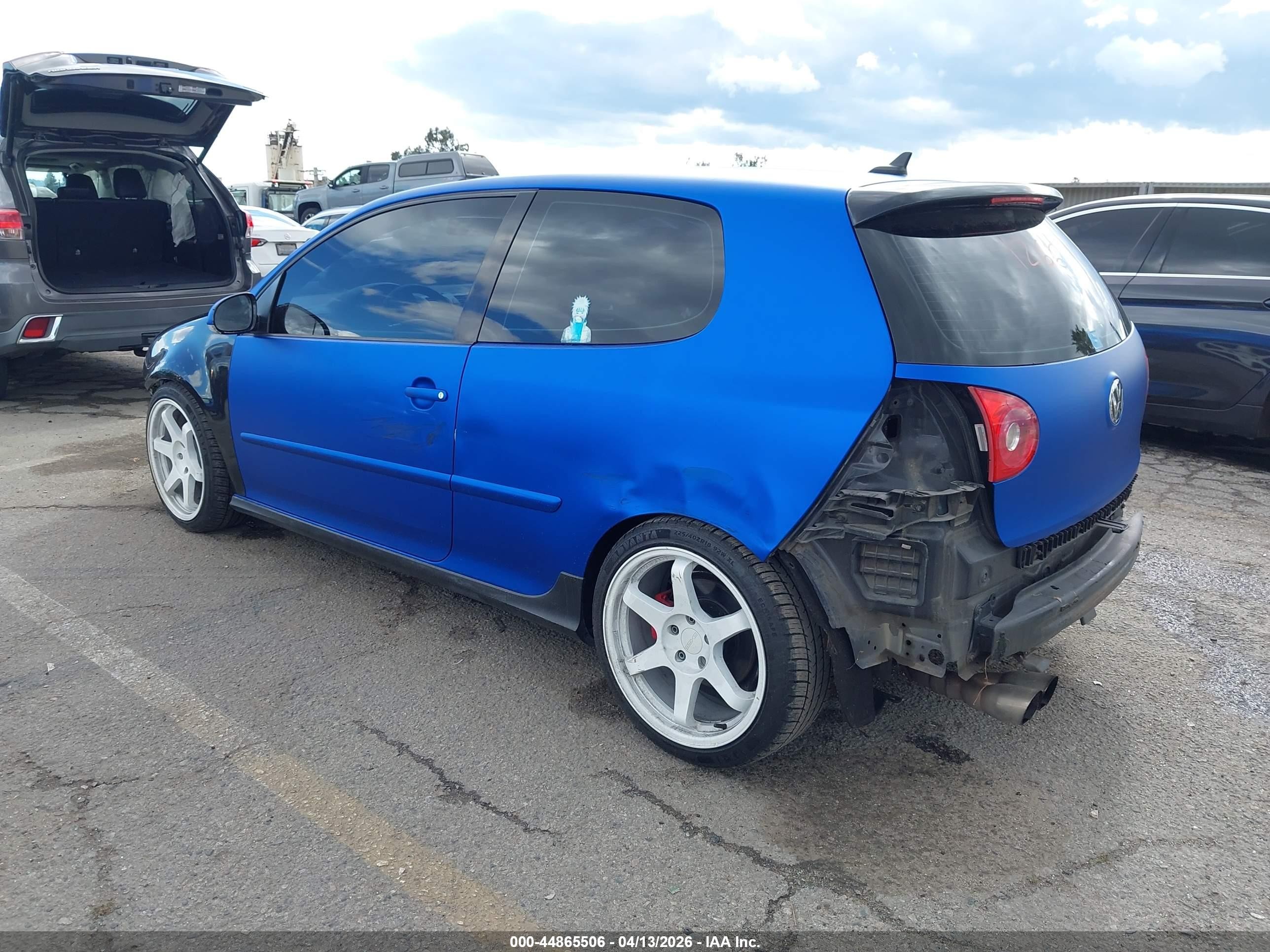 2009 Volkswagen Gti 2-door Blue vin: WVWEV71K49W141776