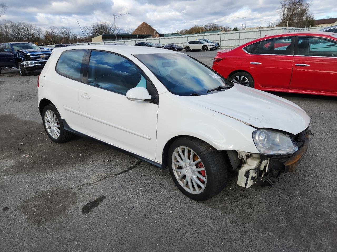 2006 Volkswagen New Gti White vin: WVWEV71K56W093510