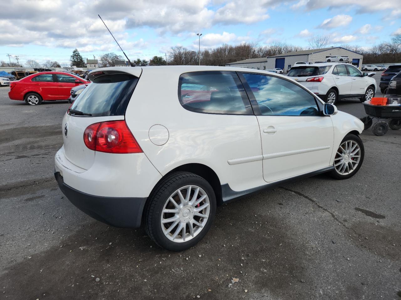 2006 Volkswagen New Gti White vin: WVWEV71K56W093510