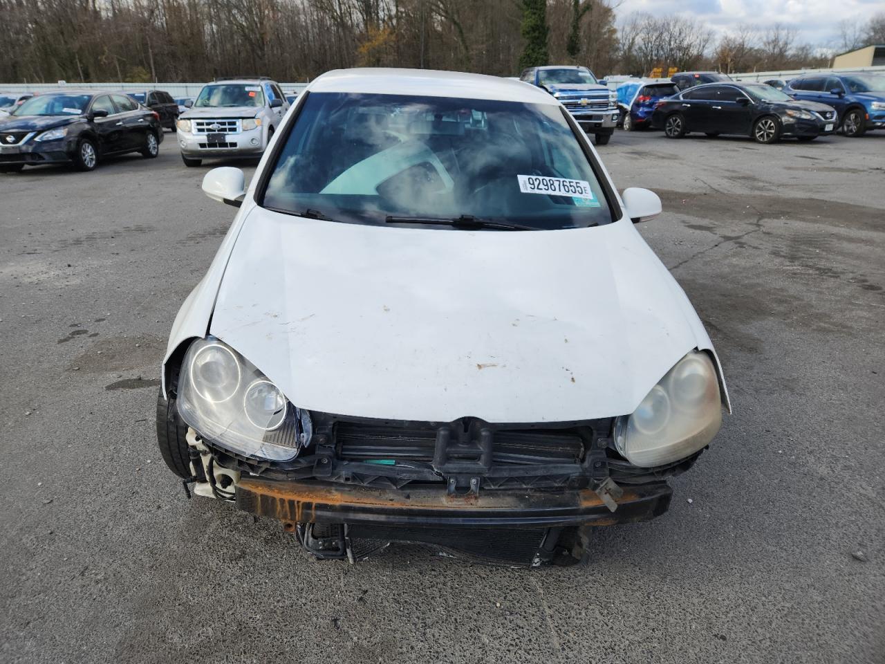 2006 Volkswagen New Gti White vin: WVWEV71K56W093510