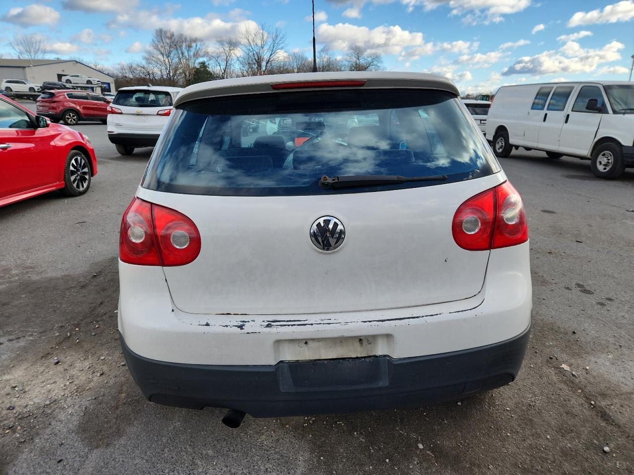 2006 Volkswagen New Gti White vin: WVWEV71K56W093510