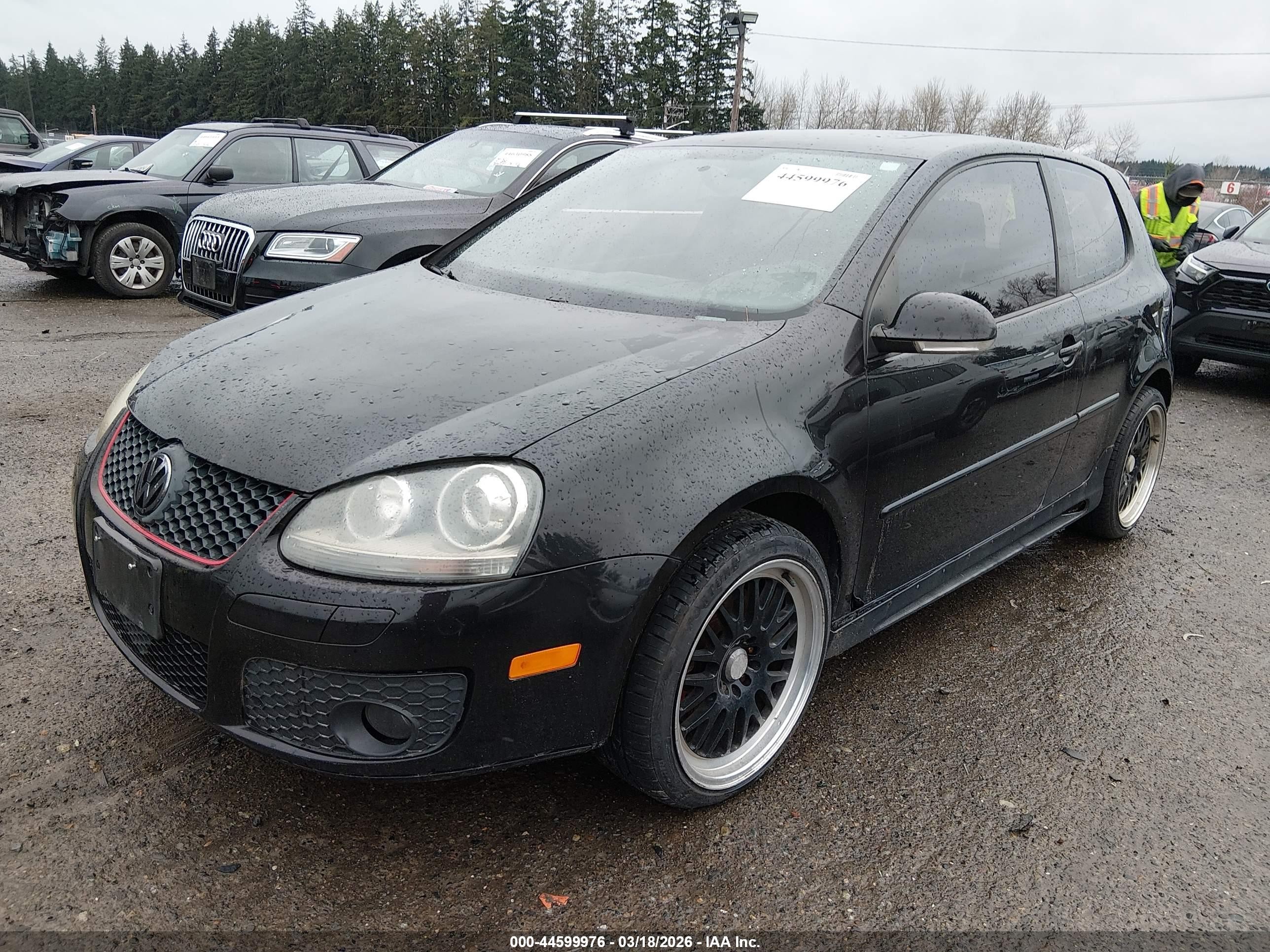 2006 Volkswagen Gti 2-door Черный vin: WVWEV71K56W110712