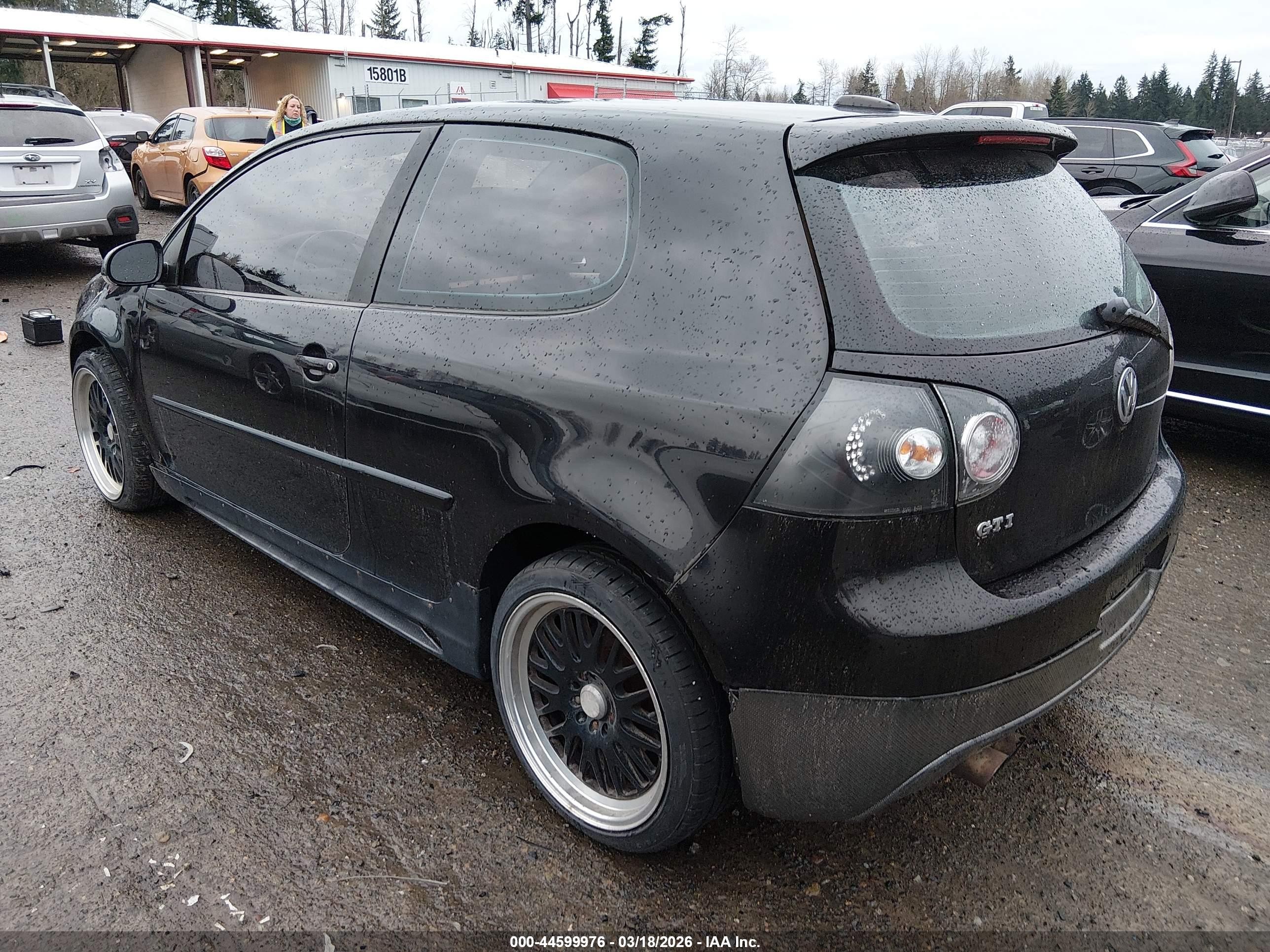 2006 Volkswagen Gti 2-door Черный vin: WVWEV71K56W110712