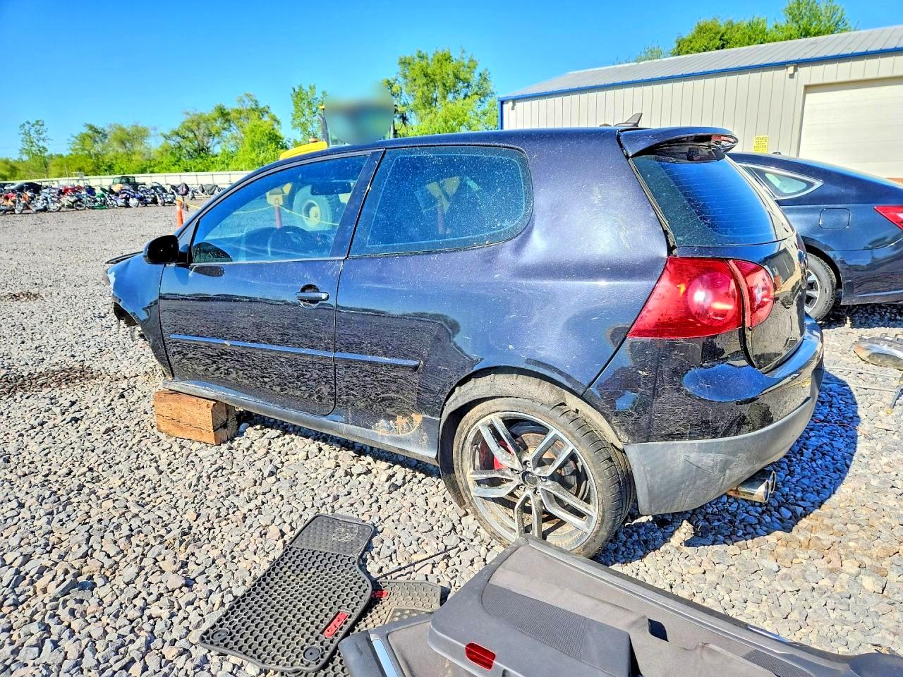 2009 Volkswagen Gti Black vin: WVWEV71K59W120841