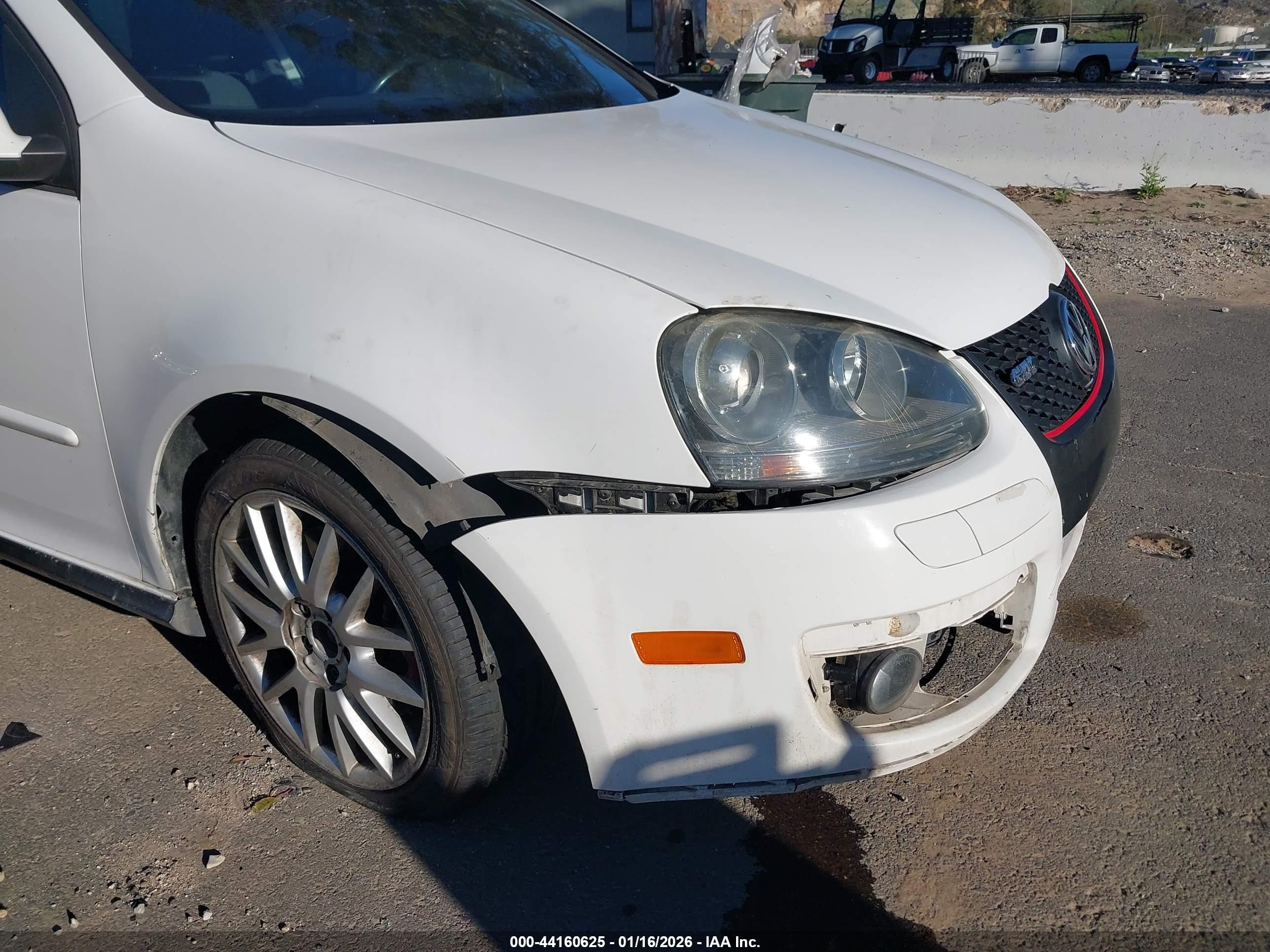 2006 Volkswagen Gti 2-door Белый vin: WVWEV71K66W082502