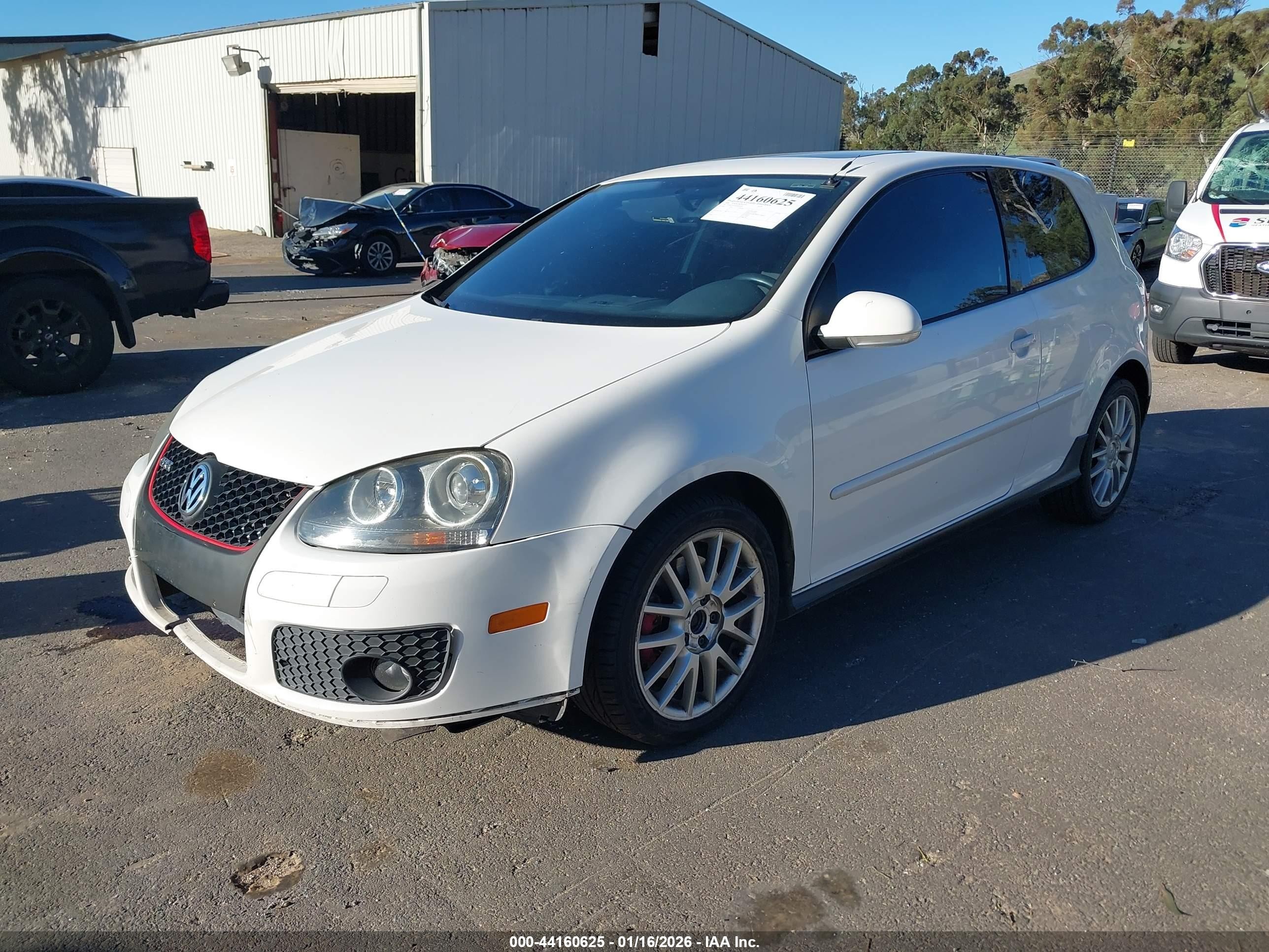 2006 Volkswagen Gti 2-door Белый vin: WVWEV71K66W082502