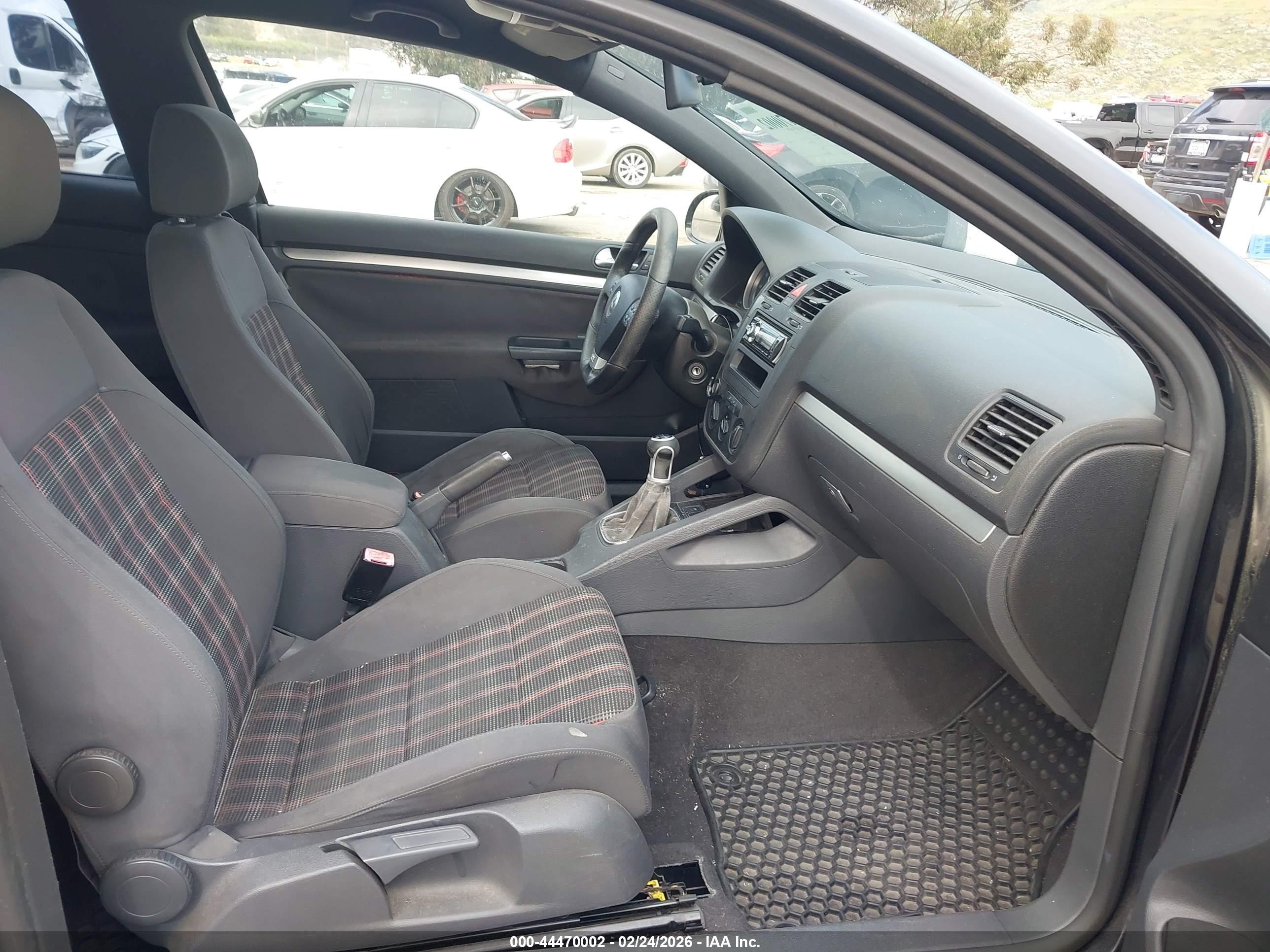2006 Volkswagen Gti 2-door Black vin: WVWEV71K76W088969