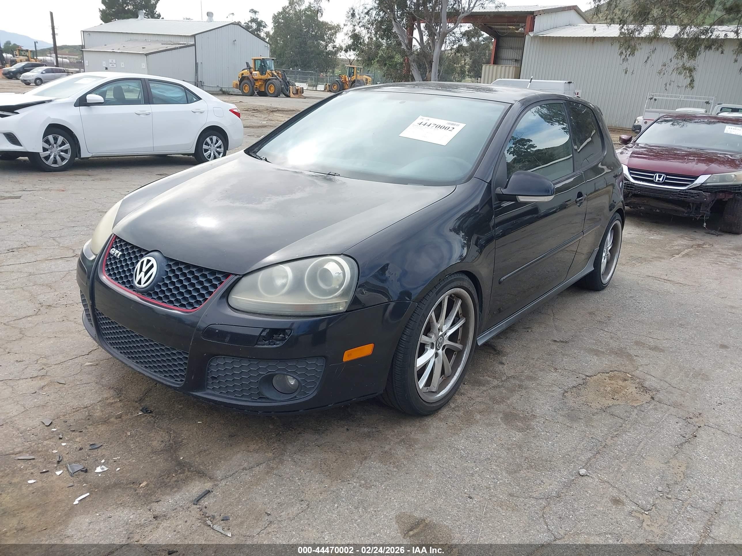 2006 Volkswagen Gti 2-door Black vin: WVWEV71K76W088969
