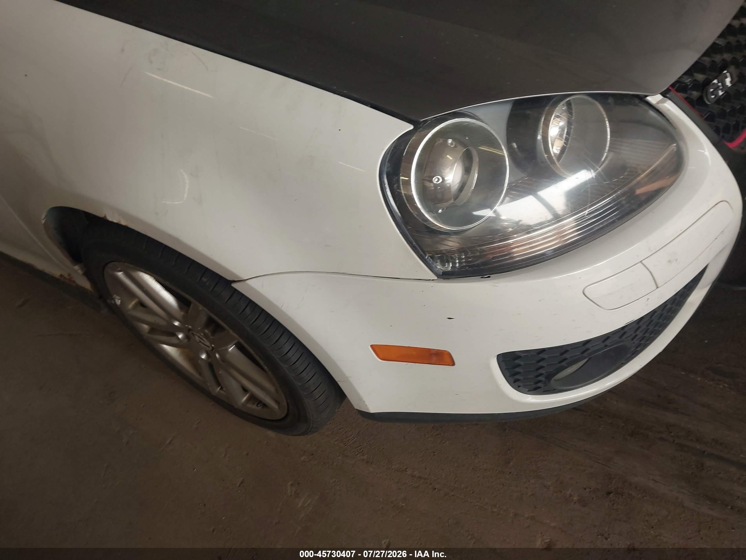 2006 Volkswagen Gti 2-door White vin: WVWEV71K86W070853