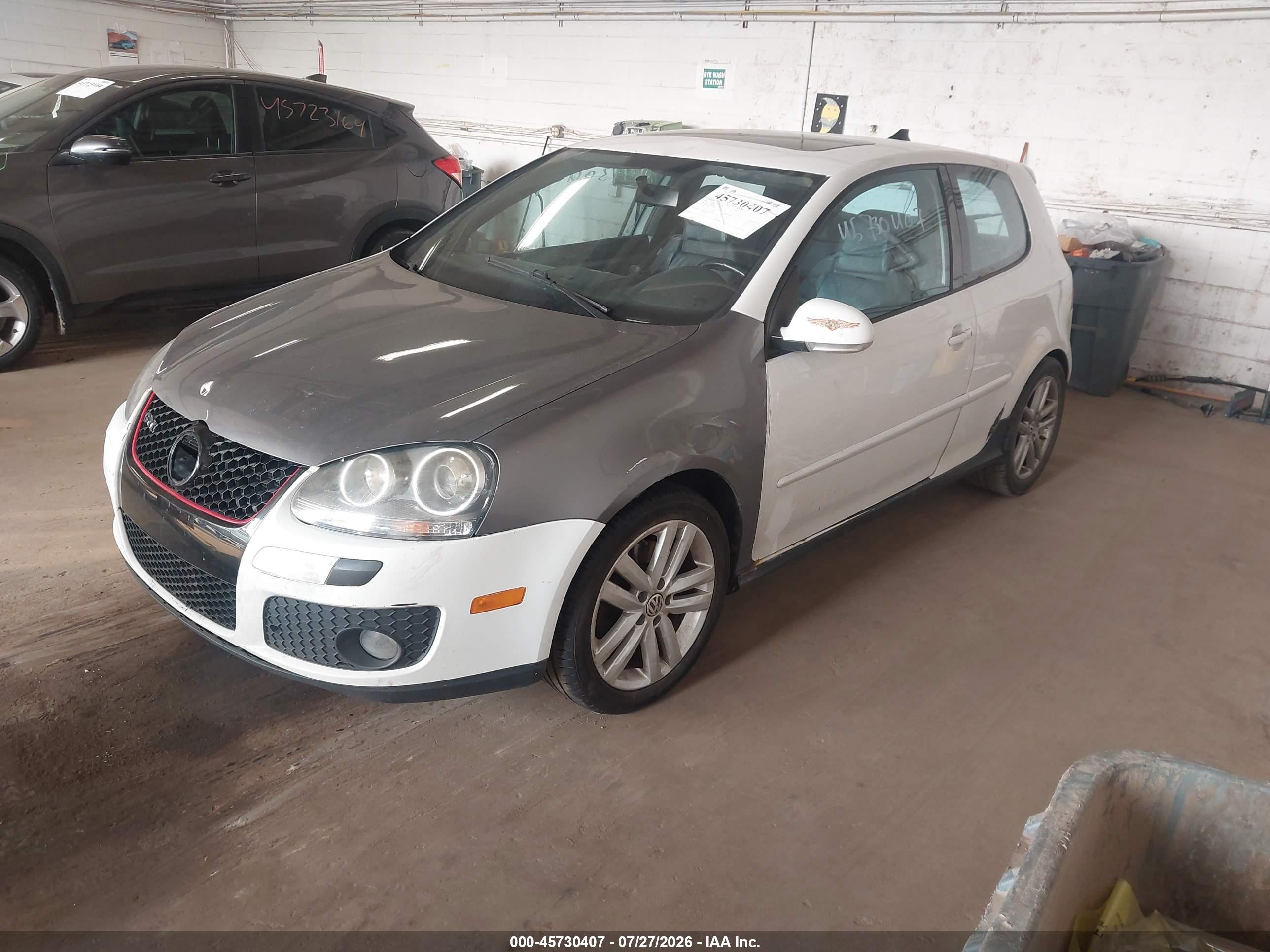 2006 Volkswagen Gti 2-door White vin: WVWEV71K86W070853