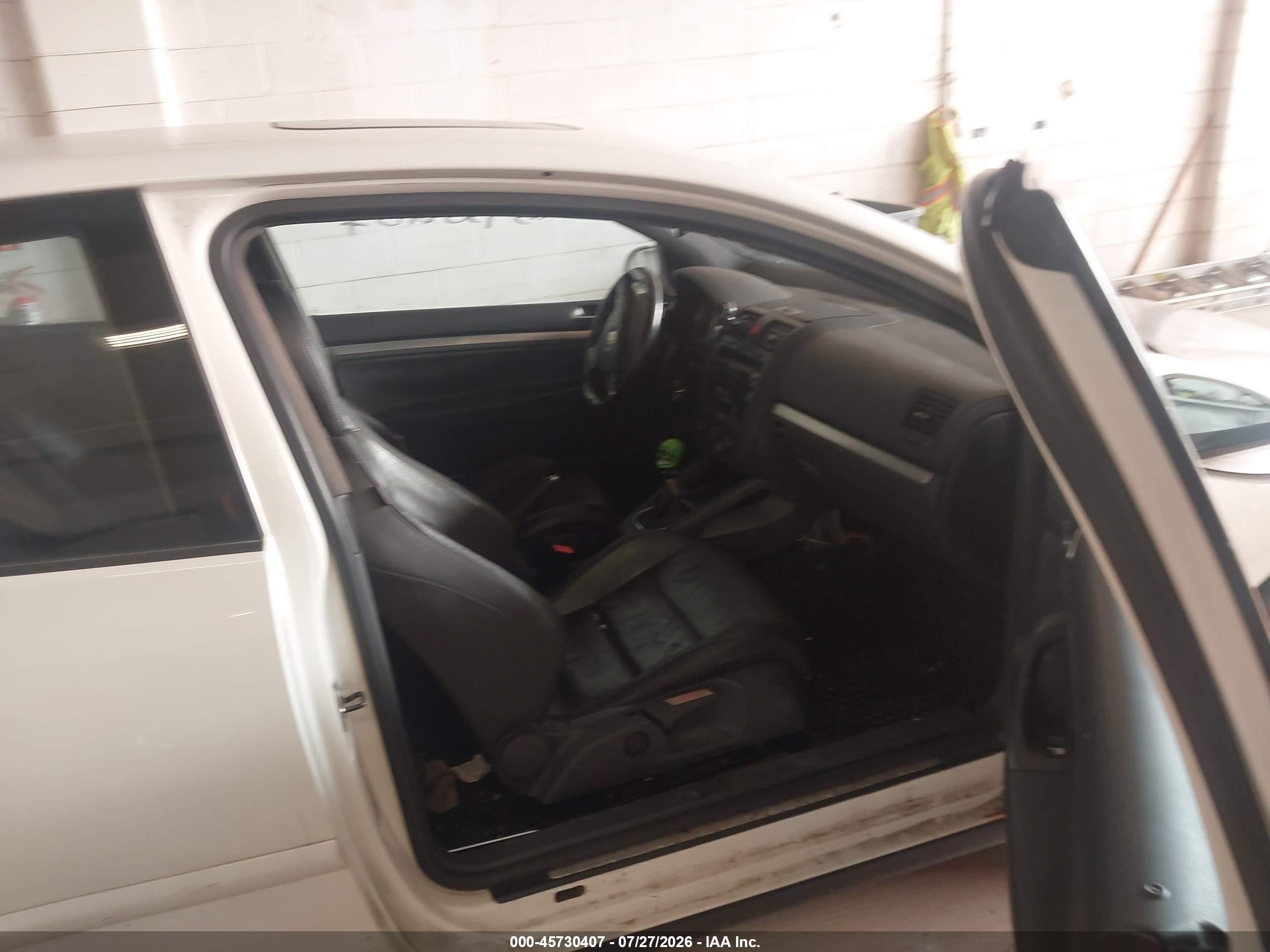 2006 Volkswagen Gti 2-door White vin: WVWEV71K86W070853