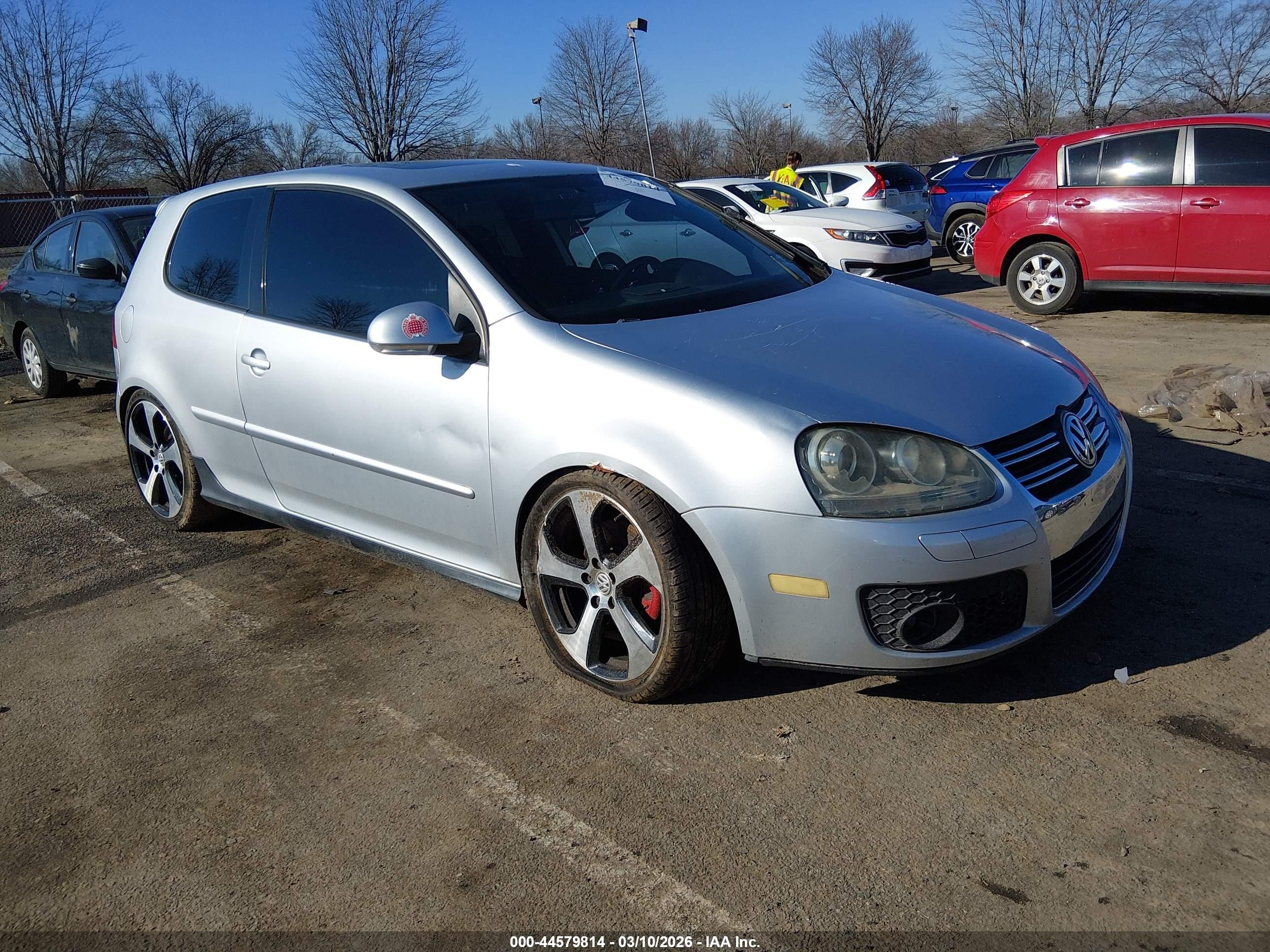 2006 Volkswagen Gti 2-door Silver vin: WVWEV71K86W127553