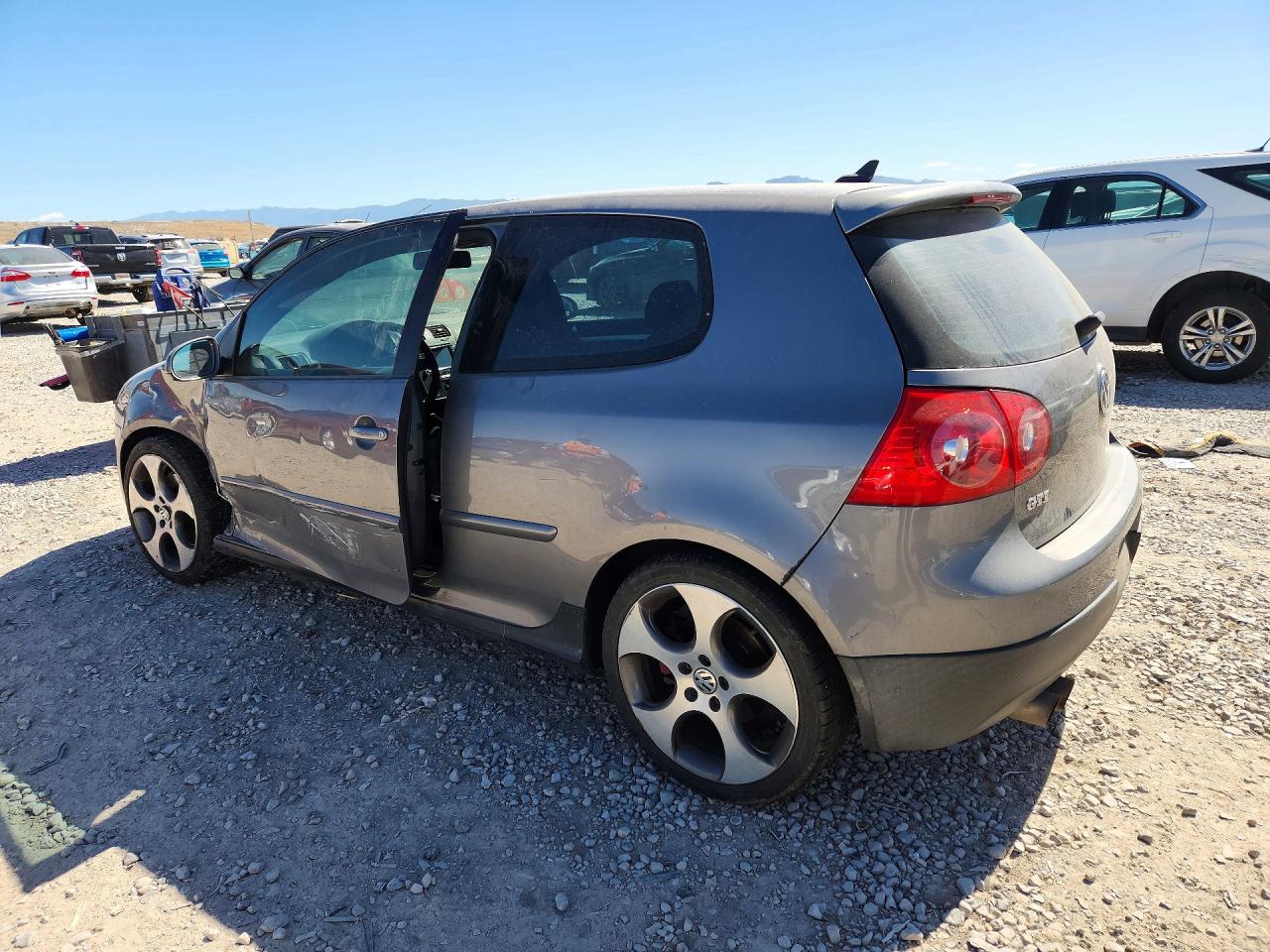 2008 Volkswagen Gti Gray vin: WVWEV71K88W260798