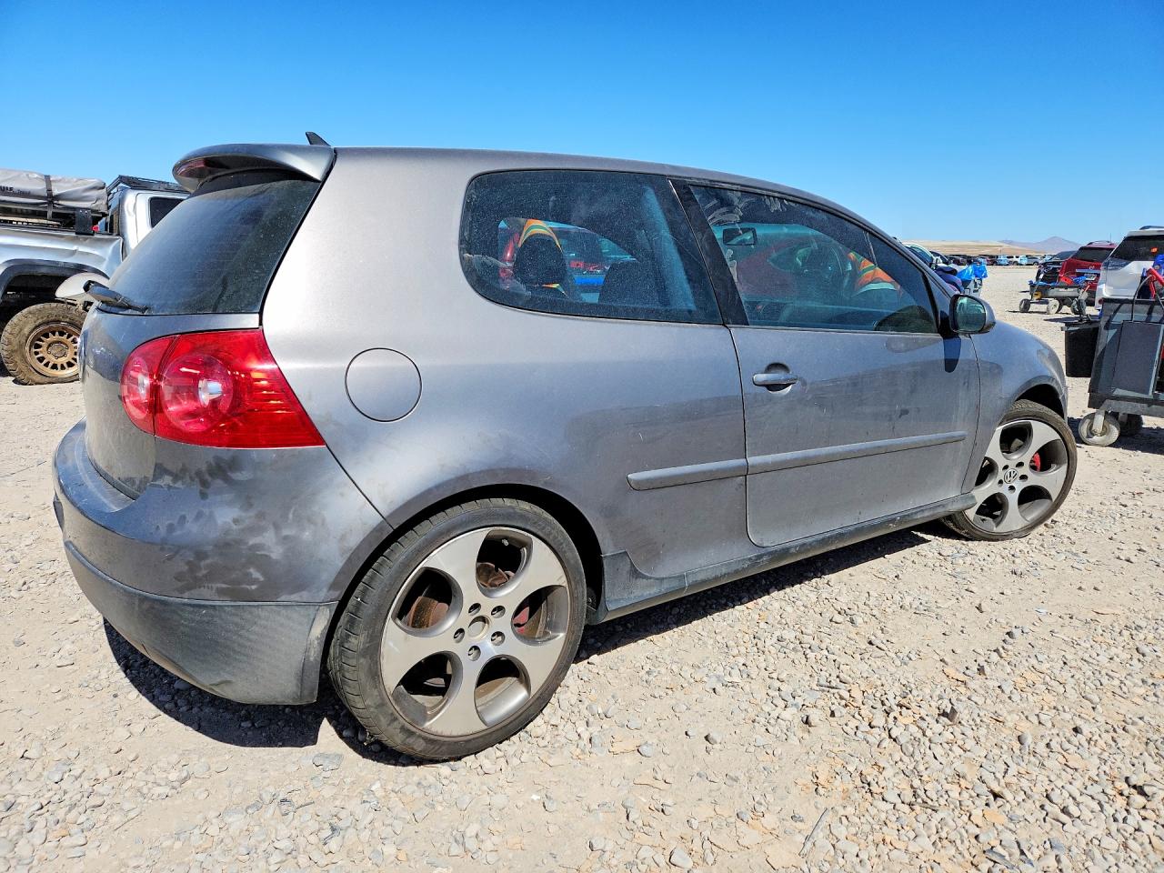 2008 Volkswagen Gti Gray vin: WVWEV71K88W260798