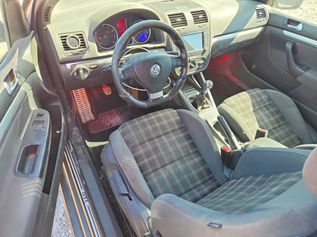 2008 Volkswagen Gti Gray vin: WVWEV71K88W260798