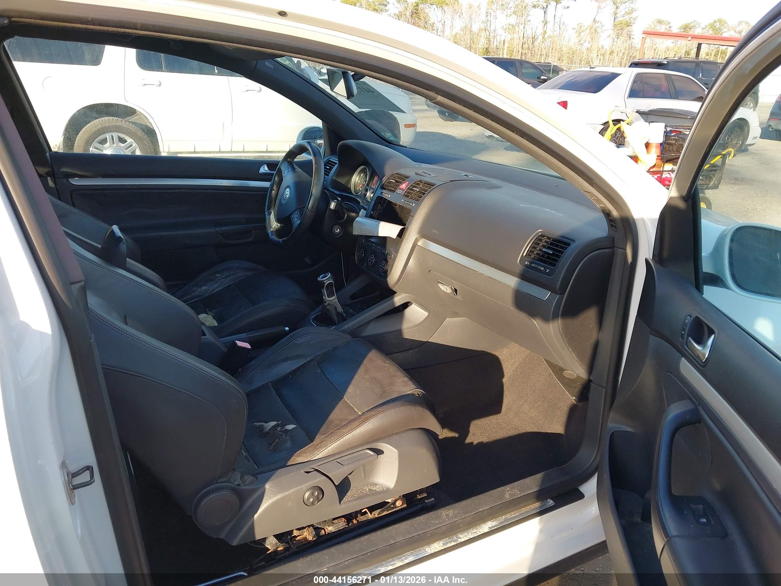2006 Volkswagen Gti 2-door White vin: WVWEV71KX6W099660