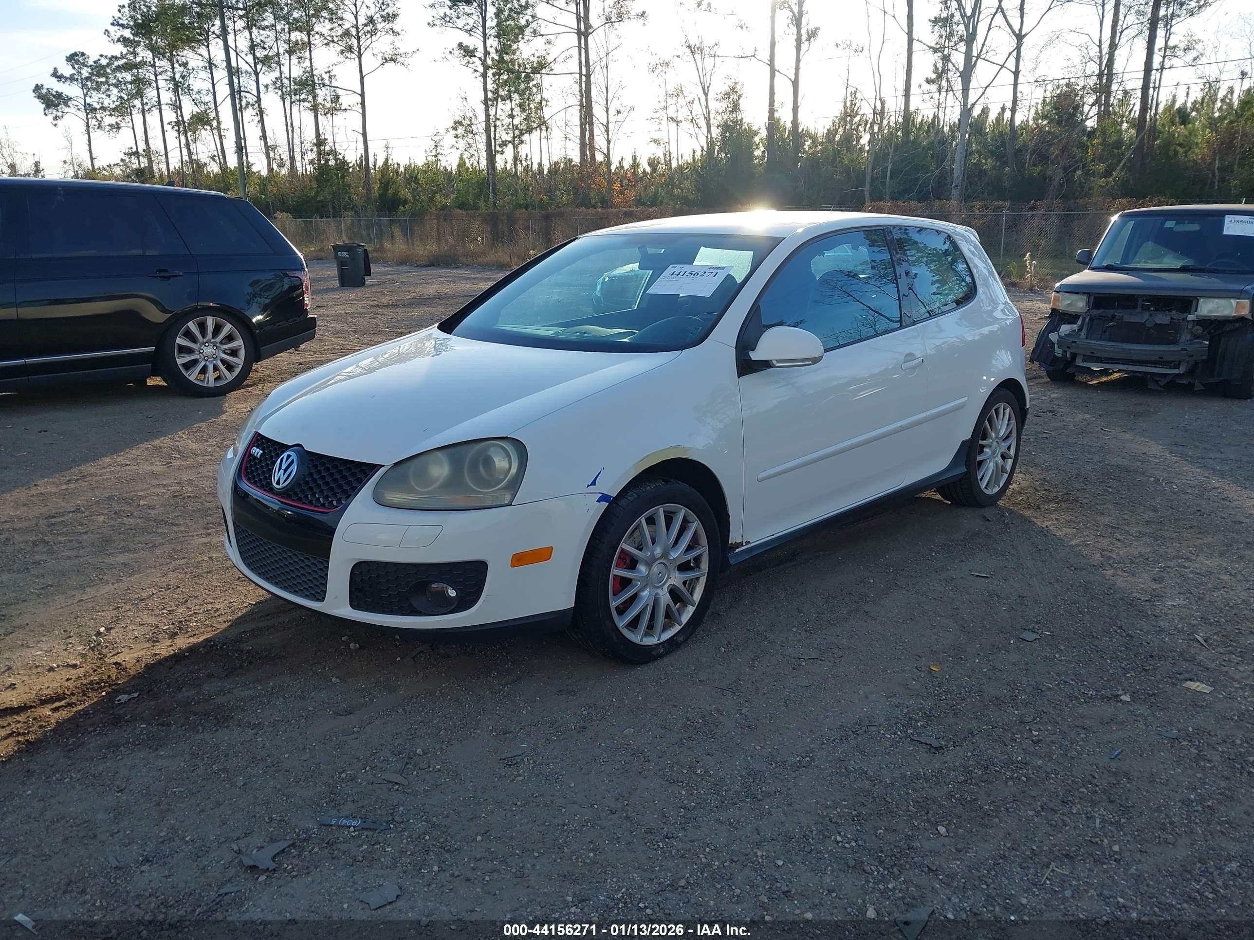 2006 Volkswagen Gti 2-door White vin: WVWEV71KX6W099660