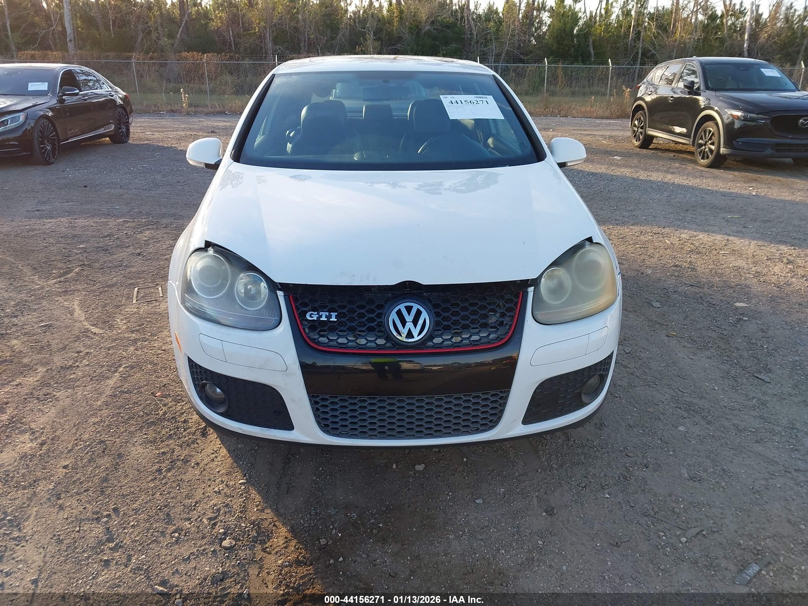 2006 Volkswagen Gti 2-door White vin: WVWEV71KX6W099660