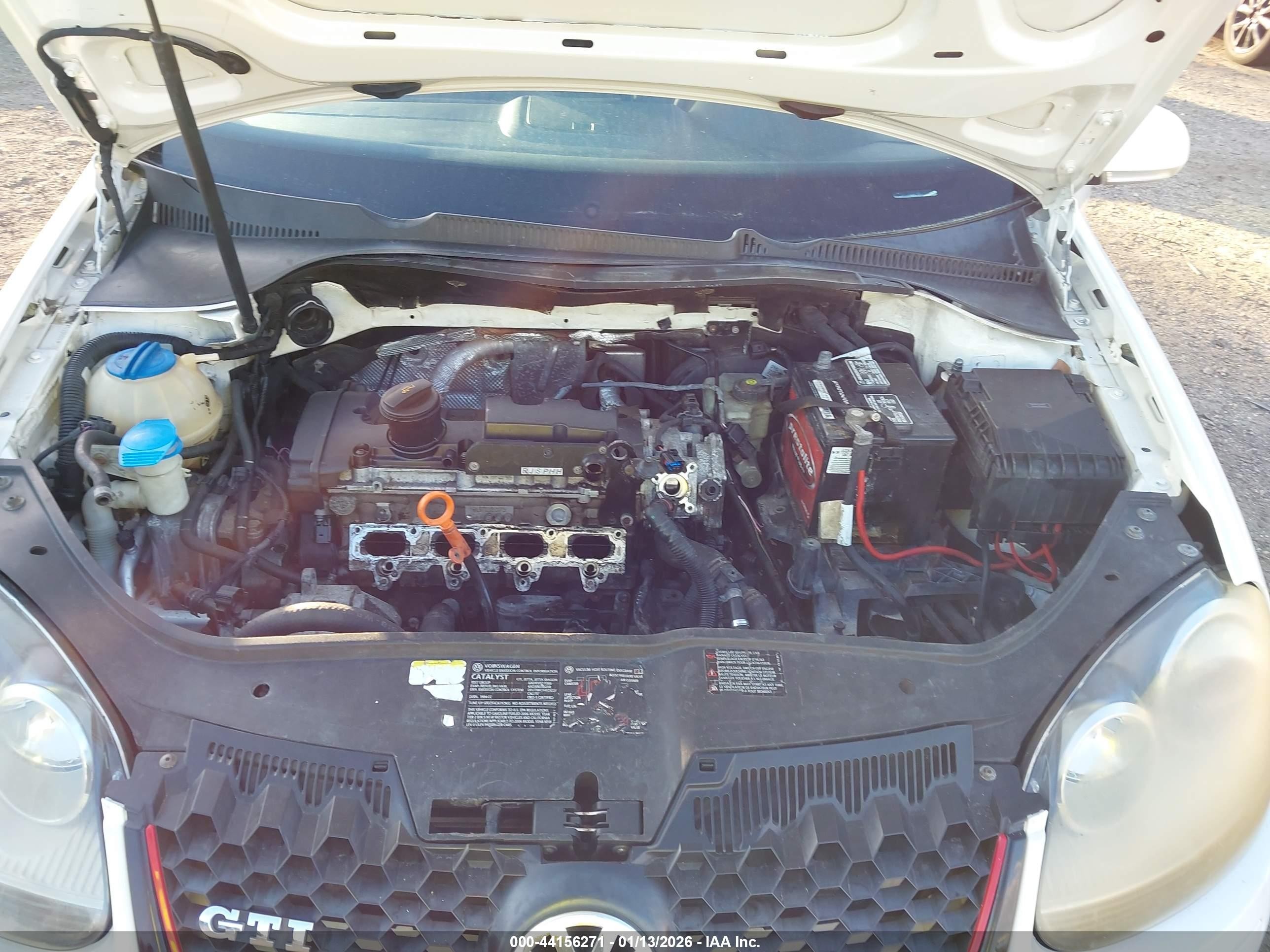 2006 Volkswagen Gti 2-door White vin: WVWEV71KX6W099660