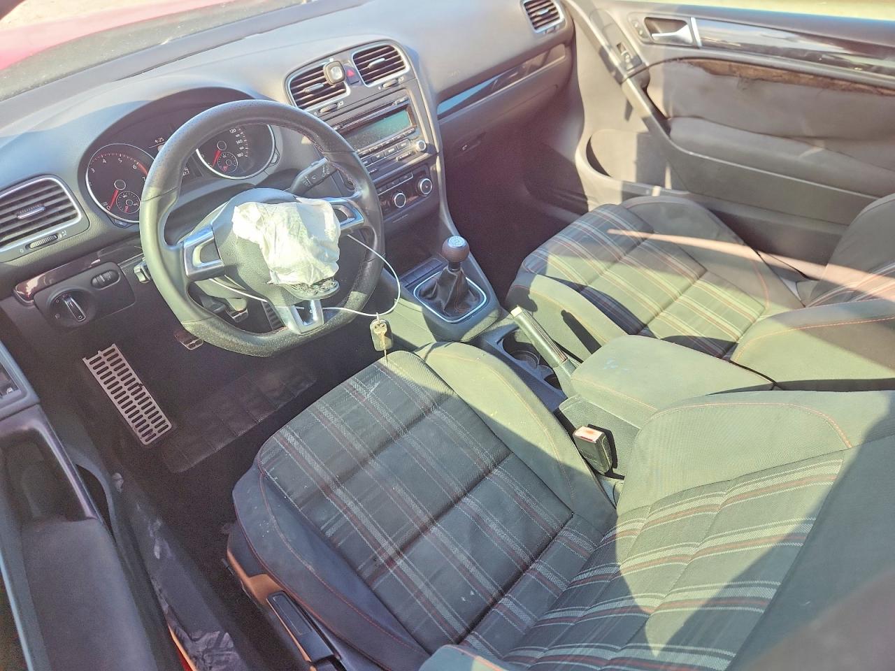2012 Volkswagen Gti Красный vin: WVWEV7AJ0CW015218
