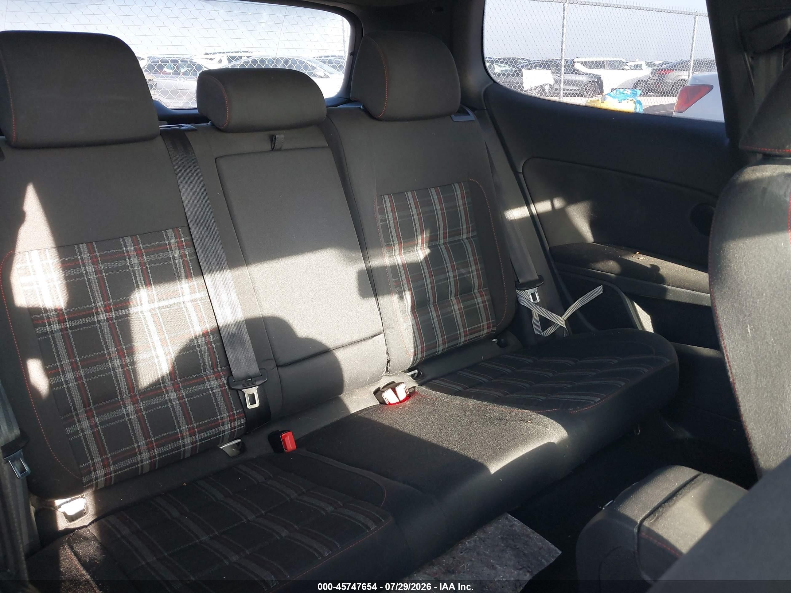 2012 Volkswagen Gti 2-door Black vin: WVWEV7AJ0CW023285
