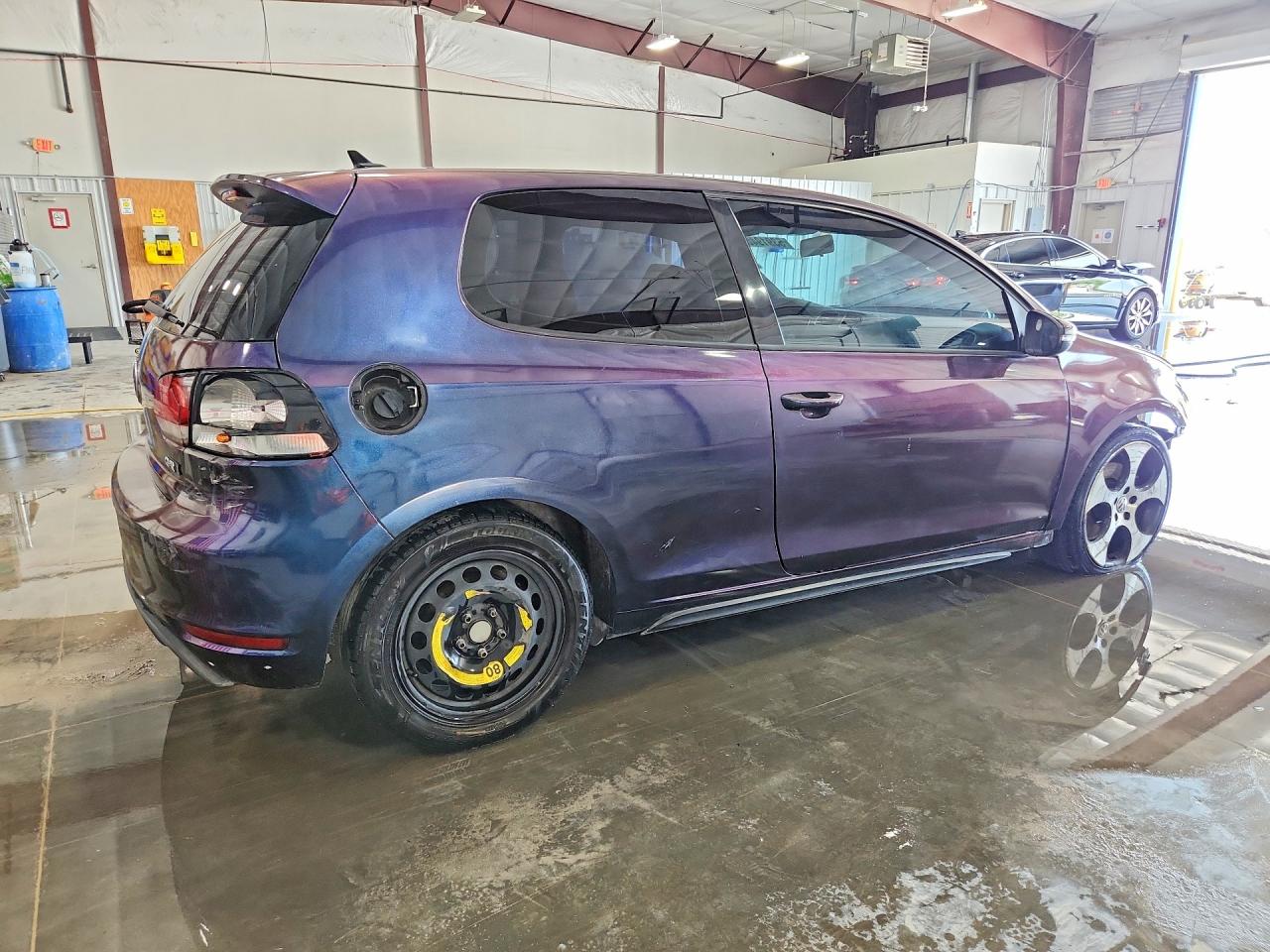 2012 Volkswagen Gti Фиолетовый vin: WVWEV7AJ0CW338913