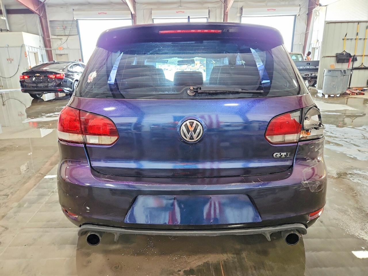 2012 Volkswagen Gti Фиолетовый vin: WVWEV7AJ0CW338913