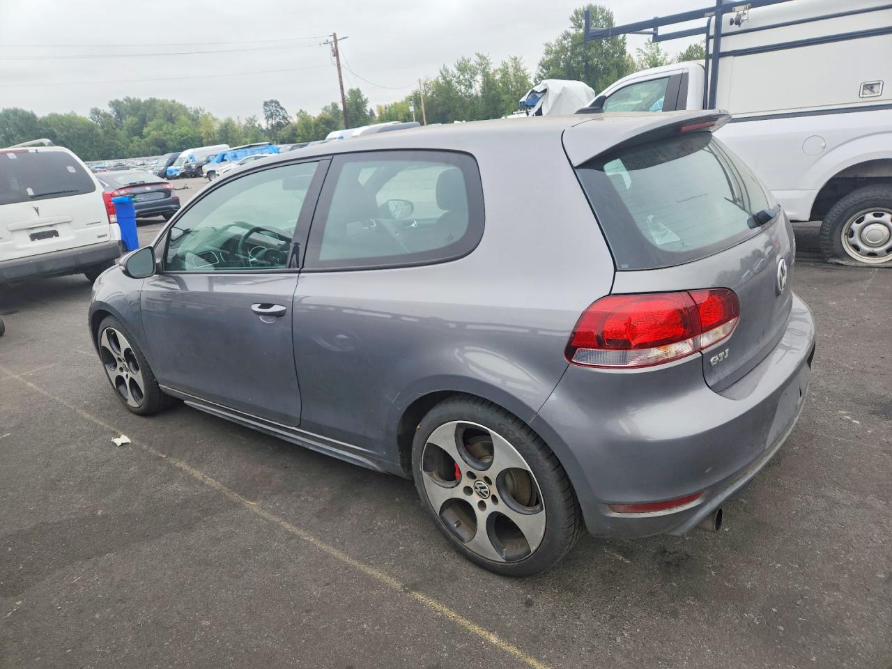 2012 Volkswagen Gti Silver vin: WVWEV7AJ2CW229840