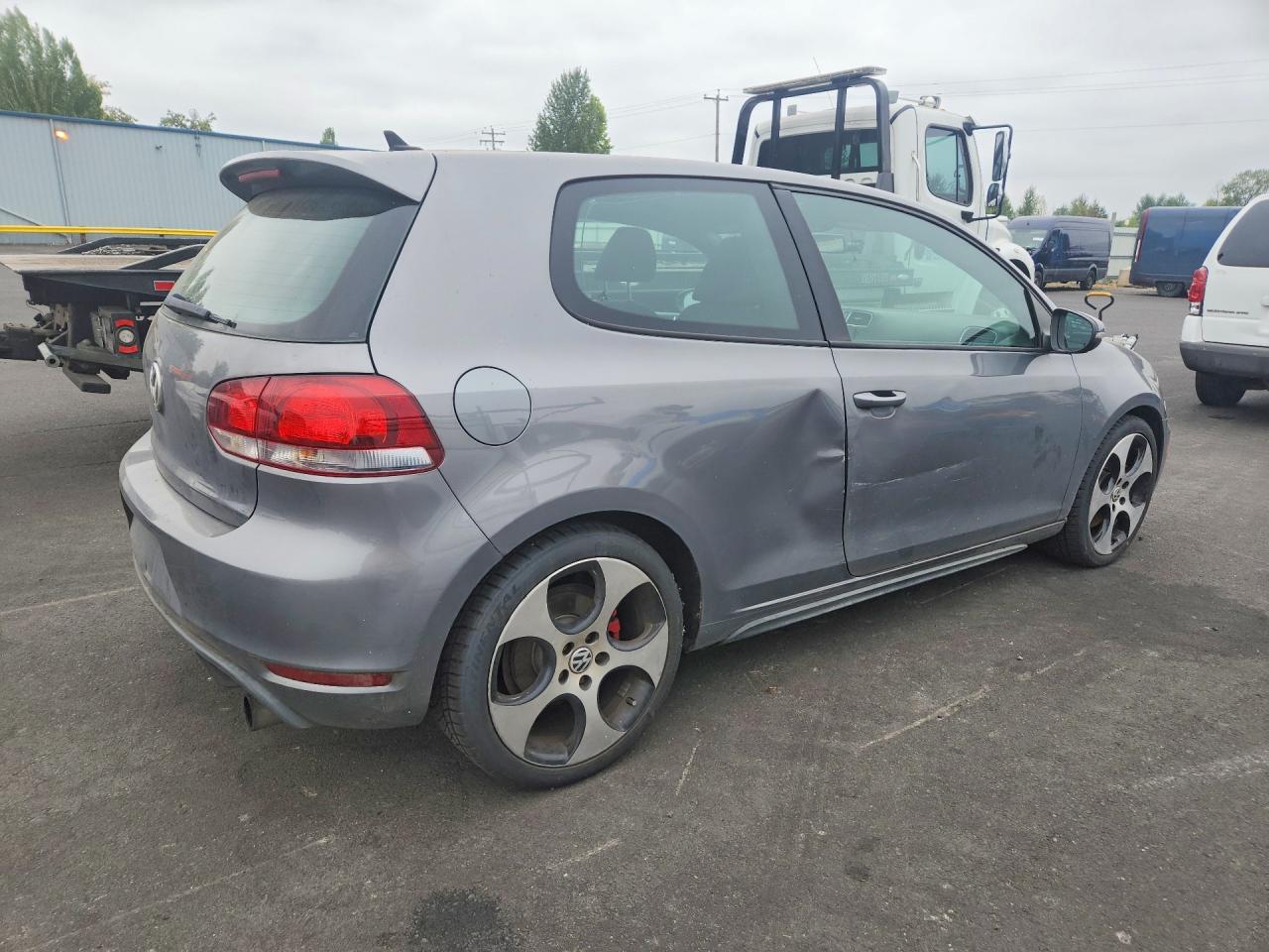 2012 Volkswagen Gti Silver vin: WVWEV7AJ2CW229840