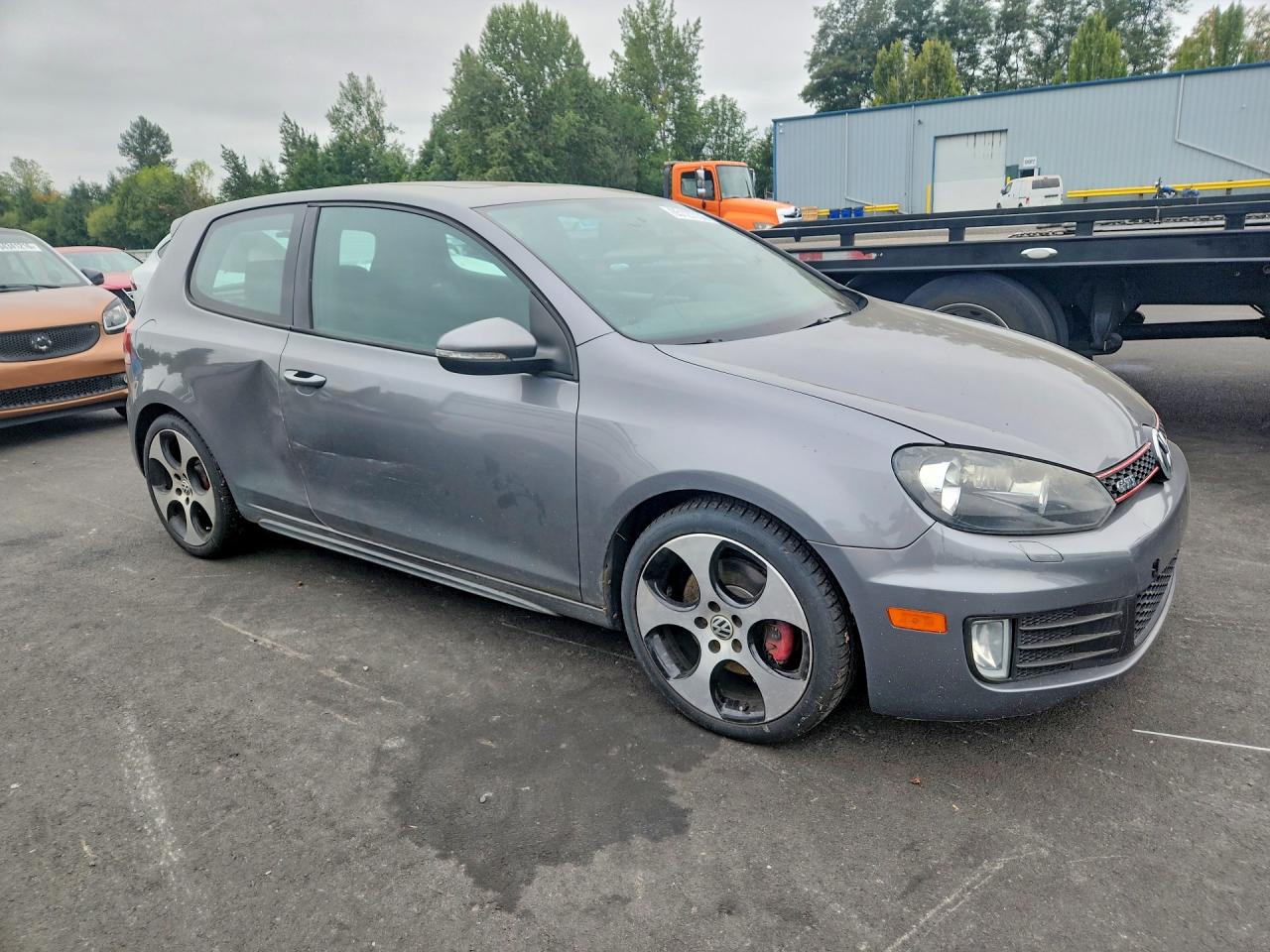 2012 Volkswagen Gti Silver vin: WVWEV7AJ2CW229840
