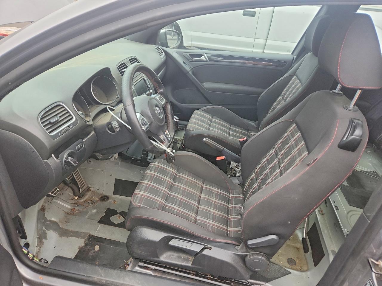 2012 Volkswagen Gti Silver vin: WVWEV7AJ2CW229840