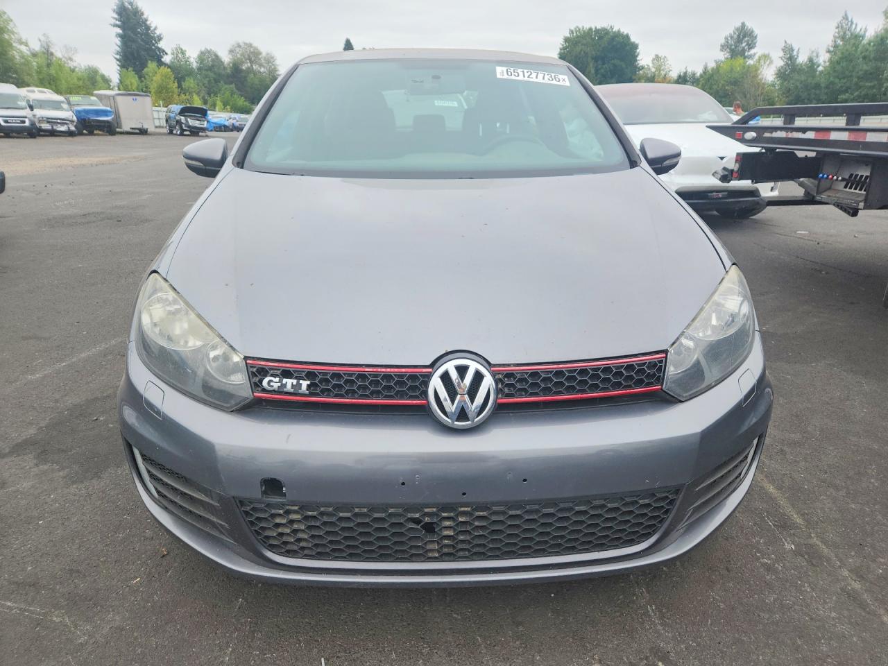 2012 Volkswagen Gti Silver vin: WVWEV7AJ2CW229840