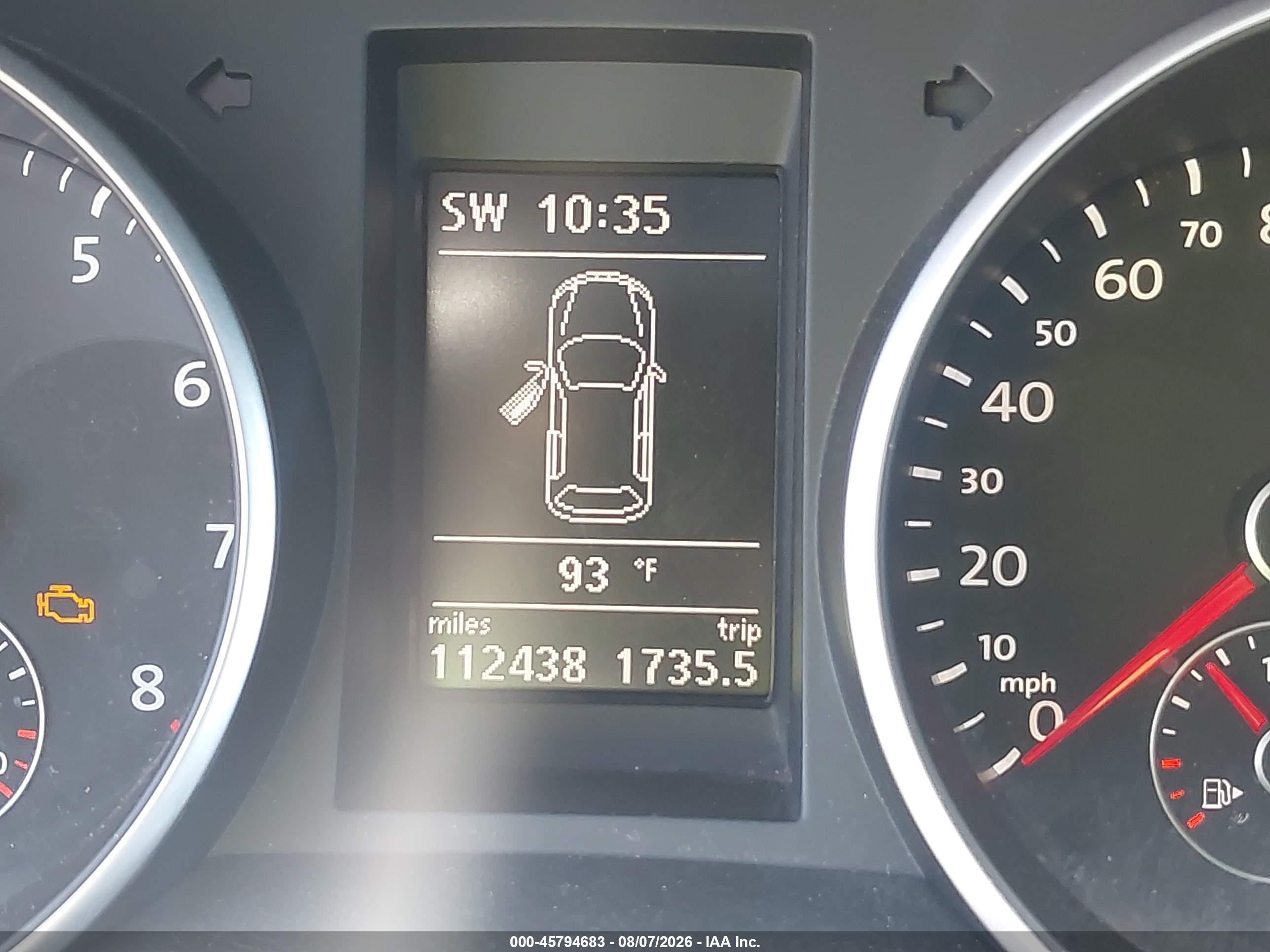 2010 Volkswagen Gti 2-door Красный vin: WVWEV7AJ5AW351556