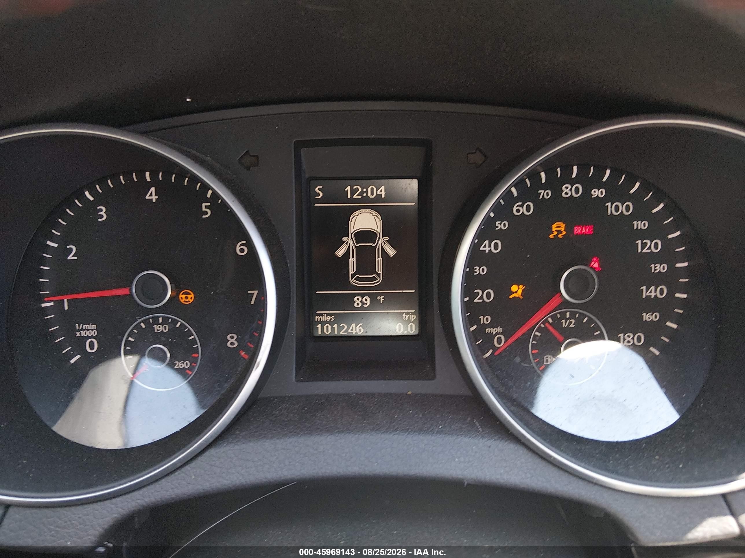 2010 Volkswagen Gti 2-door Red vin: WVWEV7AJ7AW182611